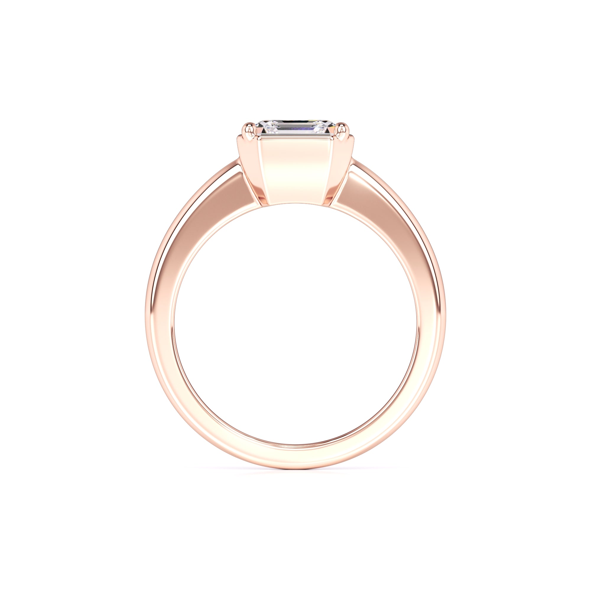 Nova Moissanite Ring | Rose Gold | 4