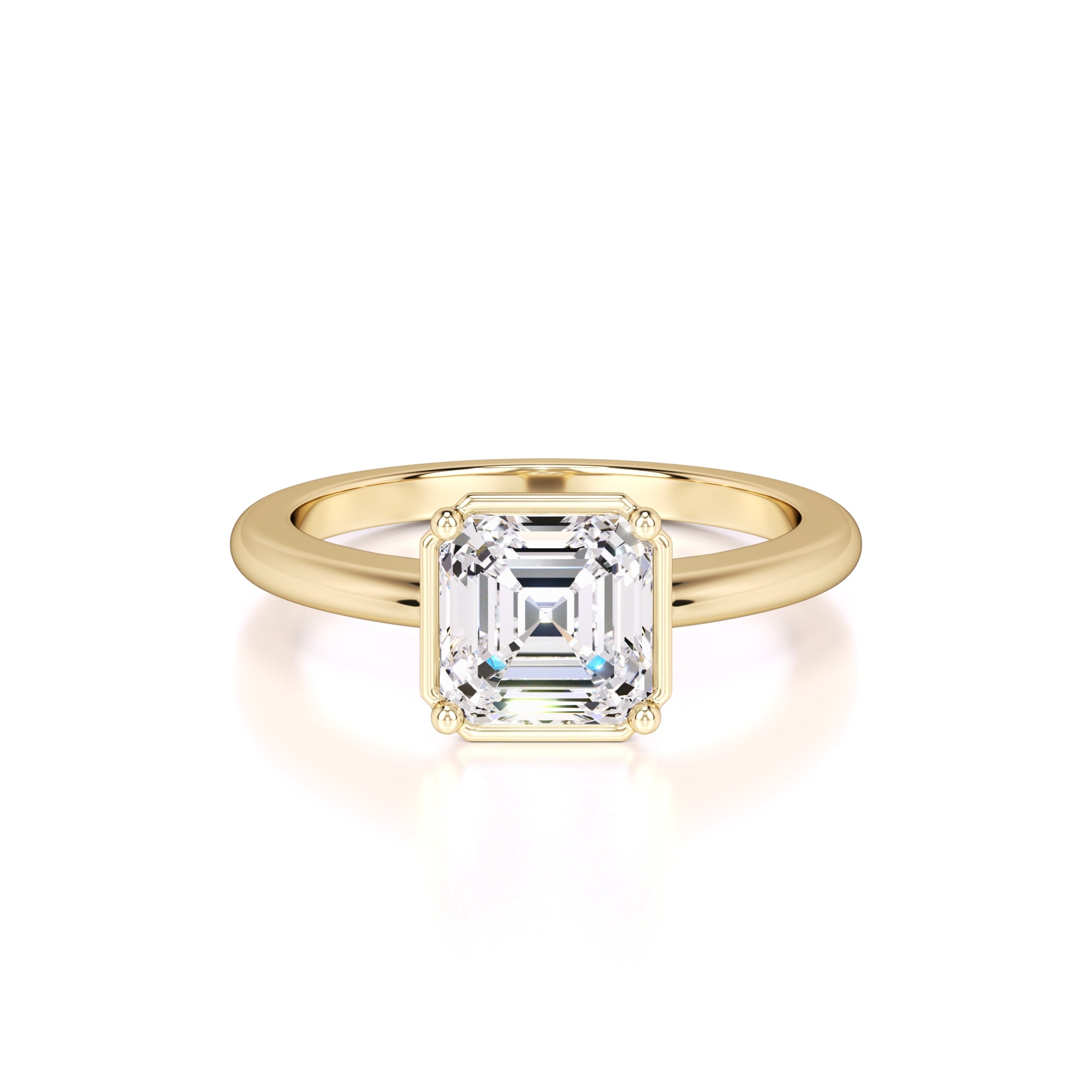 Nova Lab Grown Diamond Ring | Yellow Gold | 1