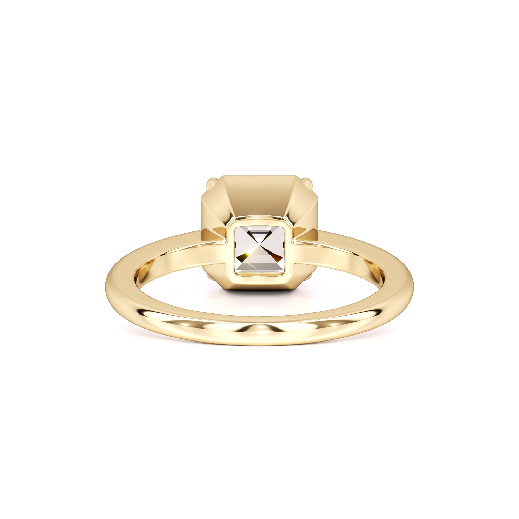 Nova Moissanite Ring | Yellow Gold | 3