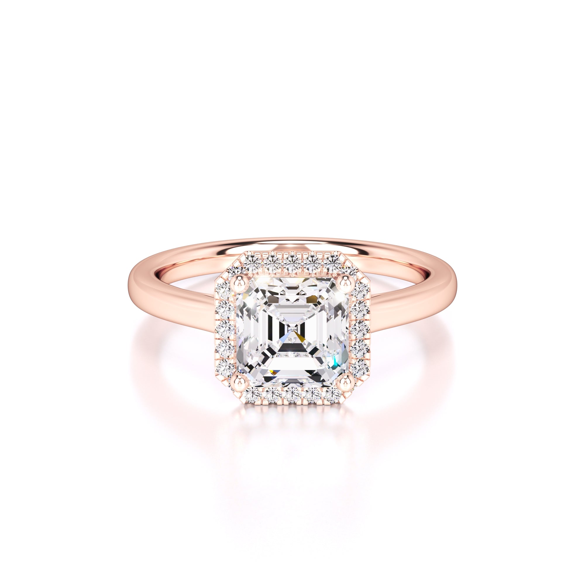 Lennon Lab Grown Diamond Ring | Rose Gold | 1