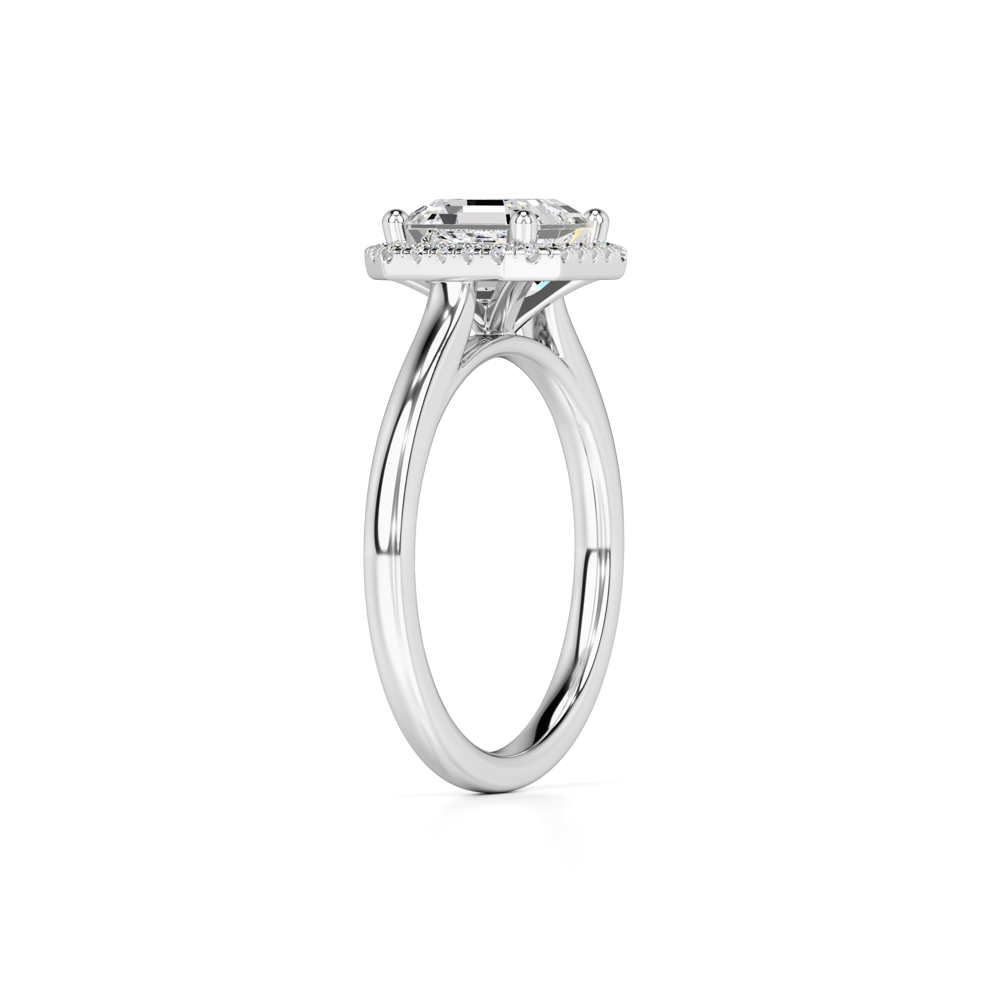 Lennon Lab Grown Diamond Ring | White Gold | 3