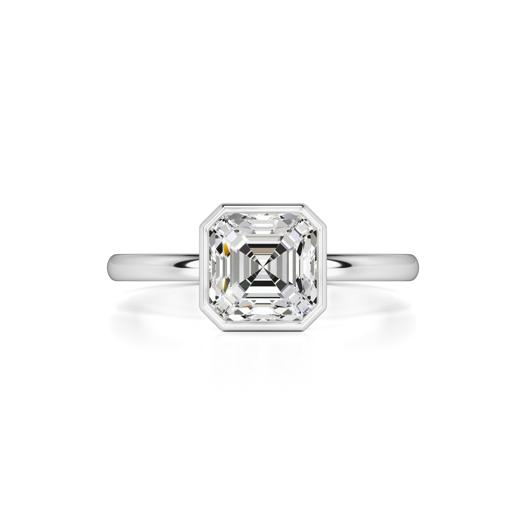 Willa Moissanite Ring | White Gold | 1