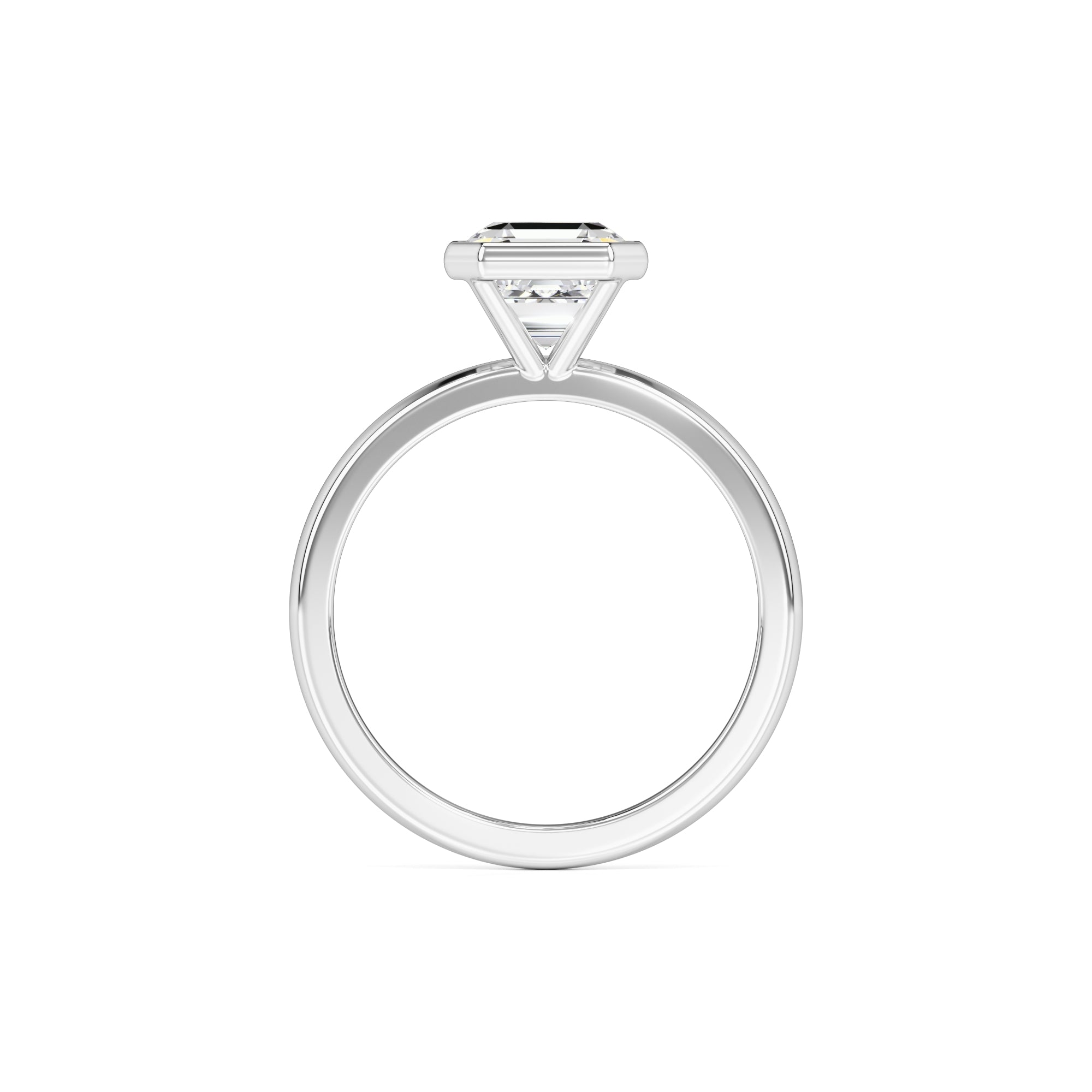Willa Moissanite Ring | White Gold | 4