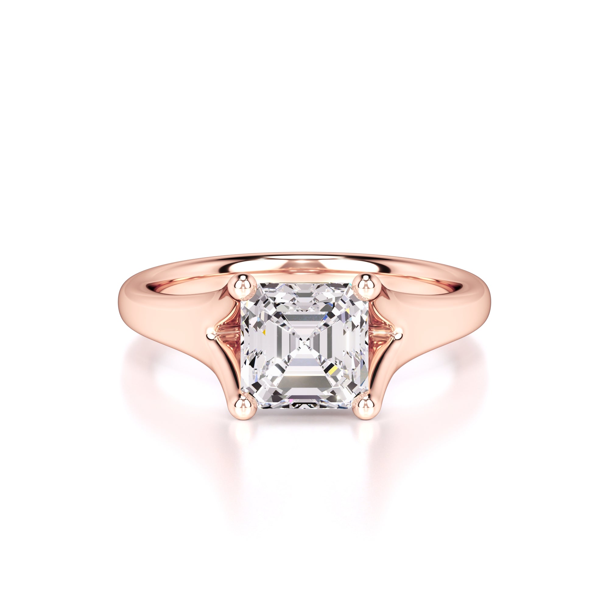 Lyric Lab Grown Diamond Ring | Rose Gold | 1