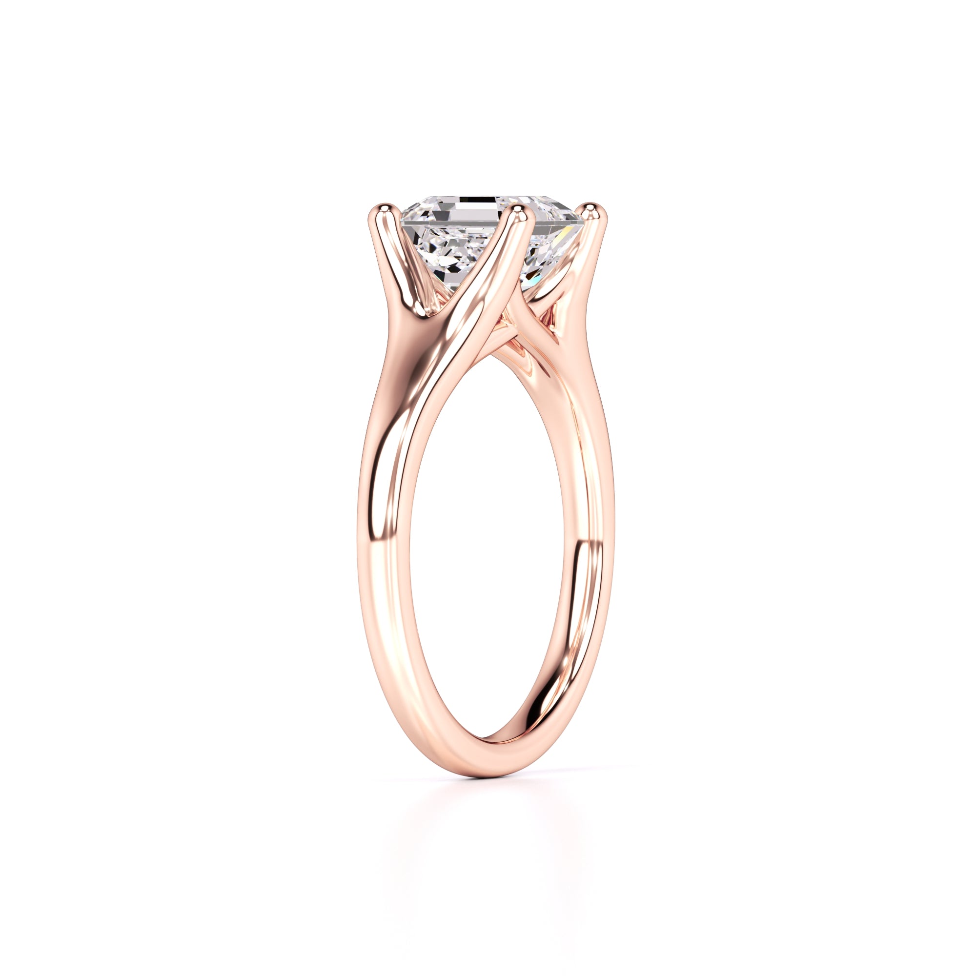 Lyric Lab Grown Diamond Ring | Rose Gold | 3