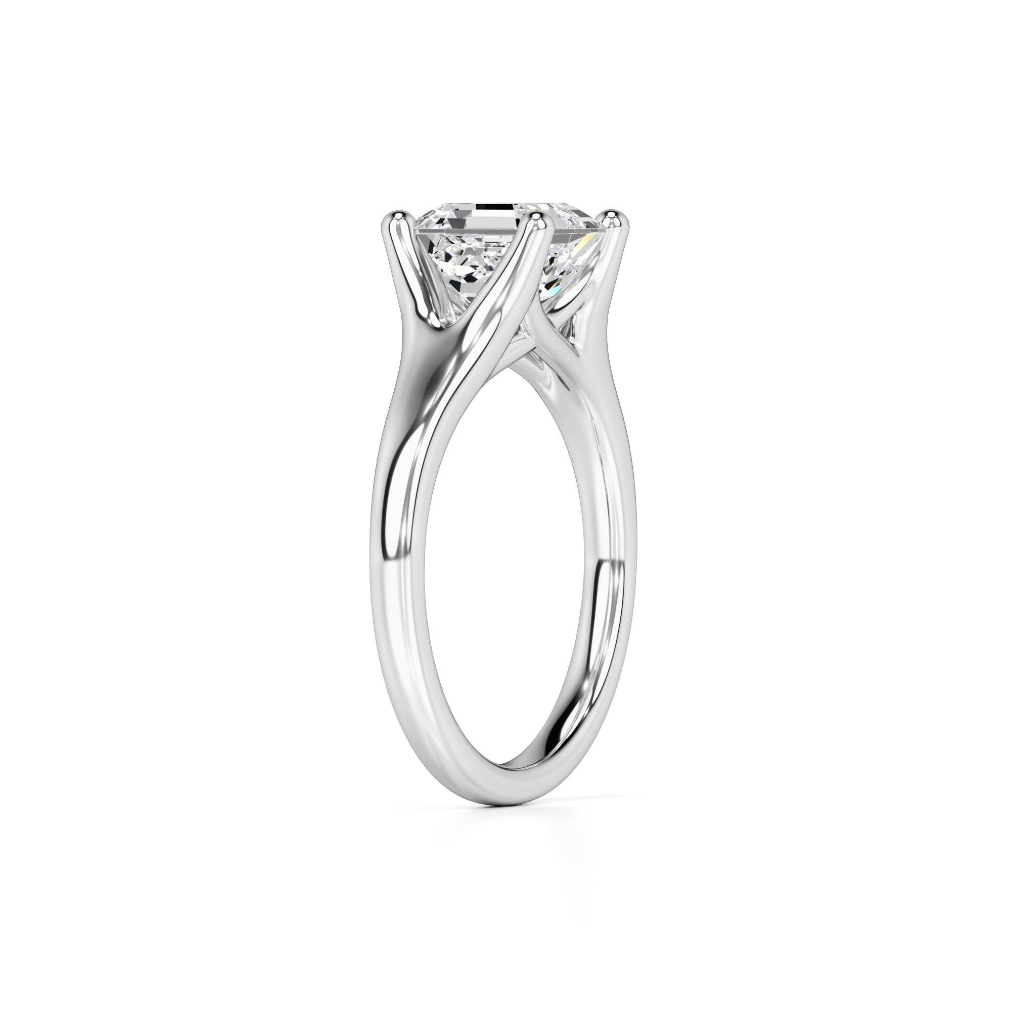 Lyric Lab Grown Diamond Ring | White Gold | 3