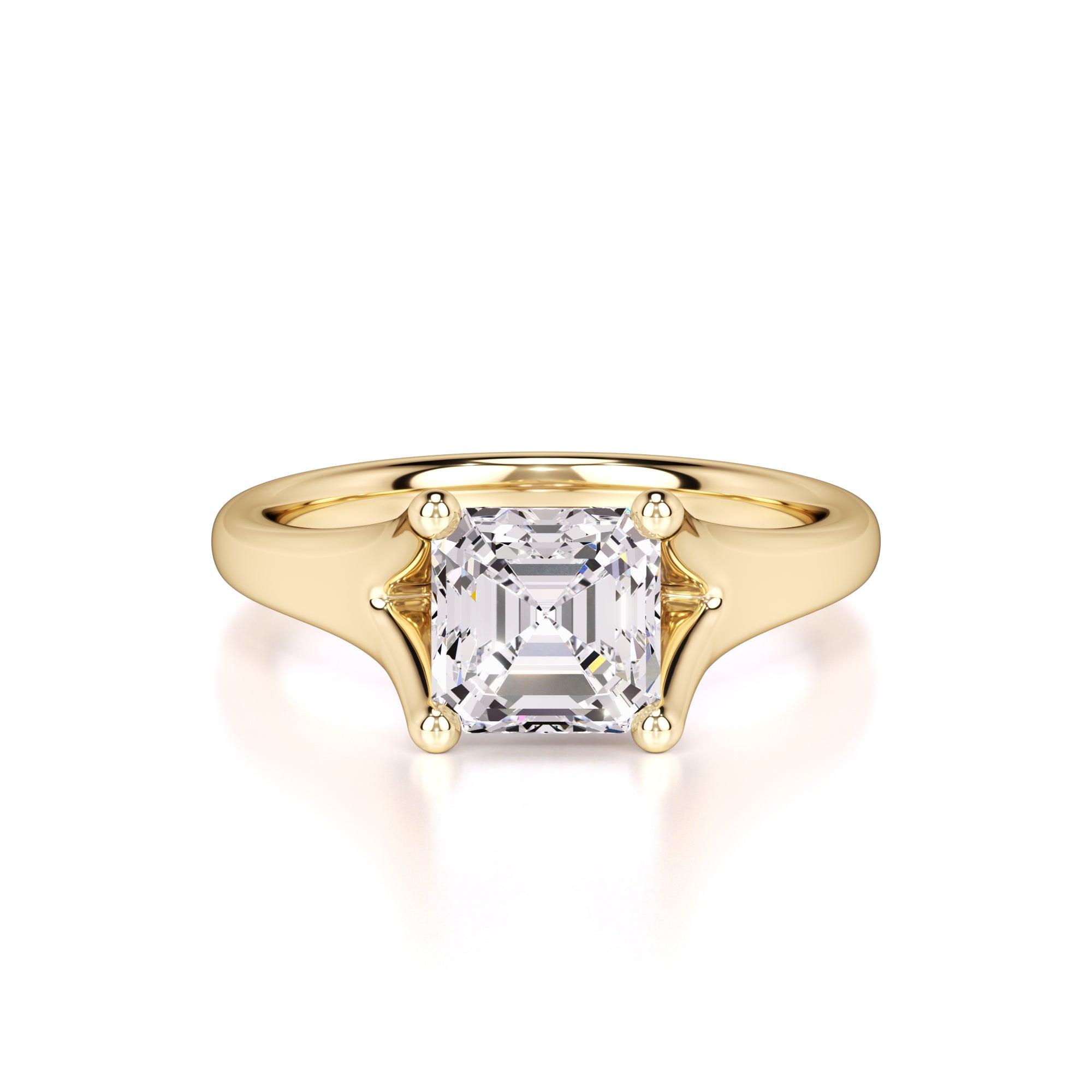 Lyric Lab Grown Diamond Ring | Yellow Gold | 1