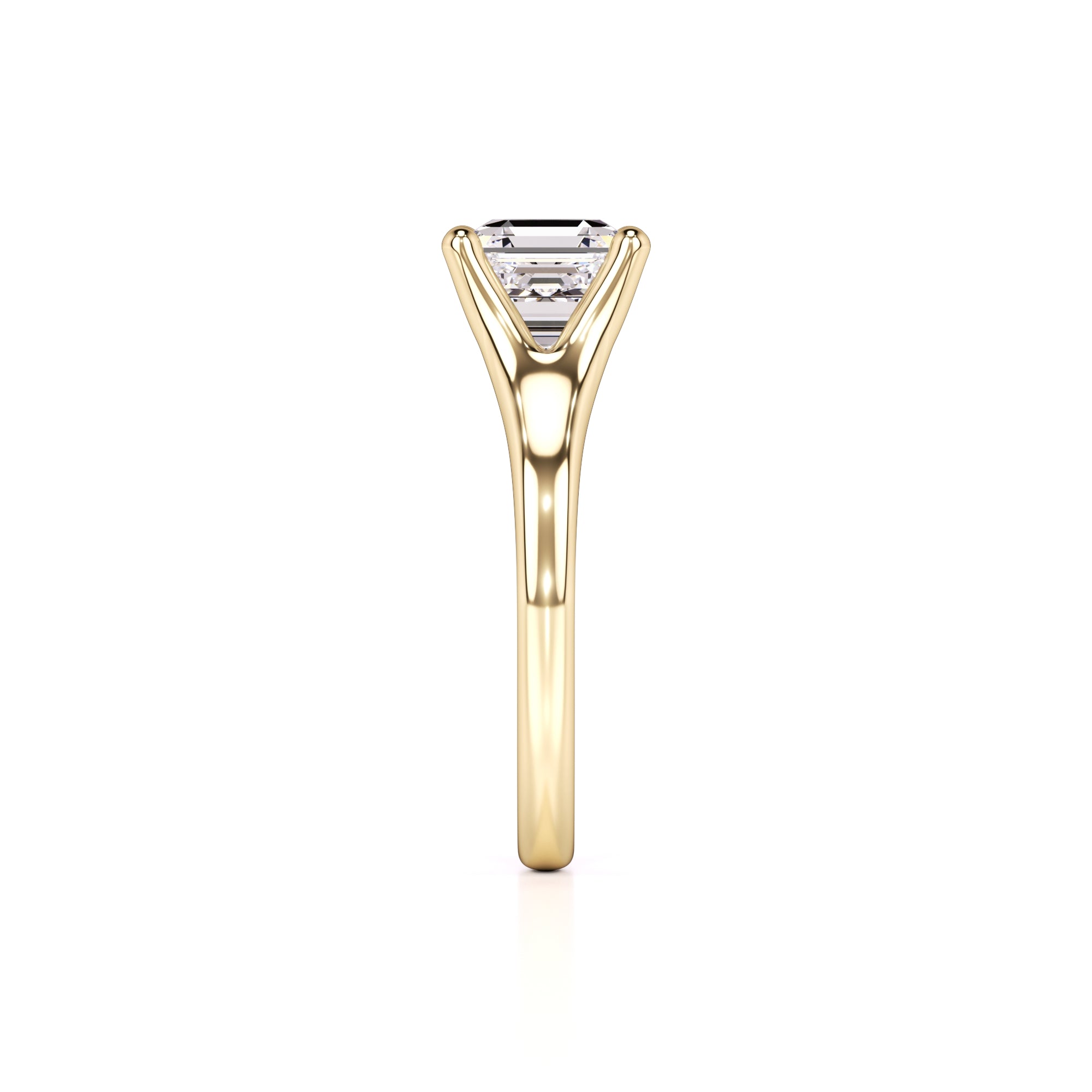 Lyric Lab Grown Diamond Ring | Yellow Gold | 4