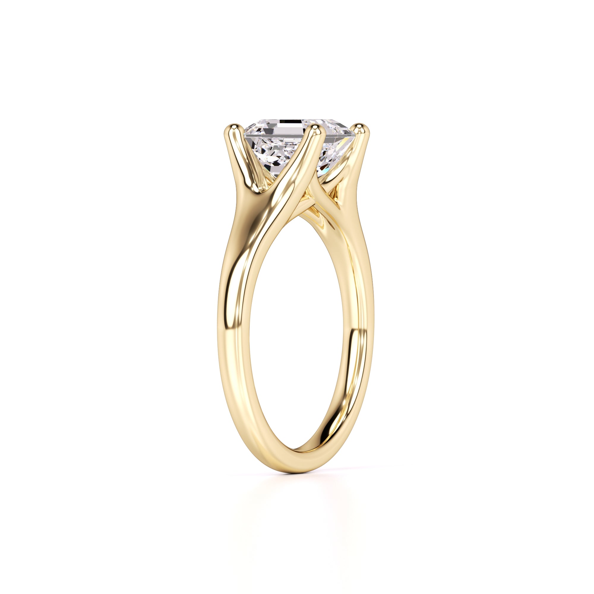 Lyric Lab Grown Diamond Ring | Yellow Gold | 3