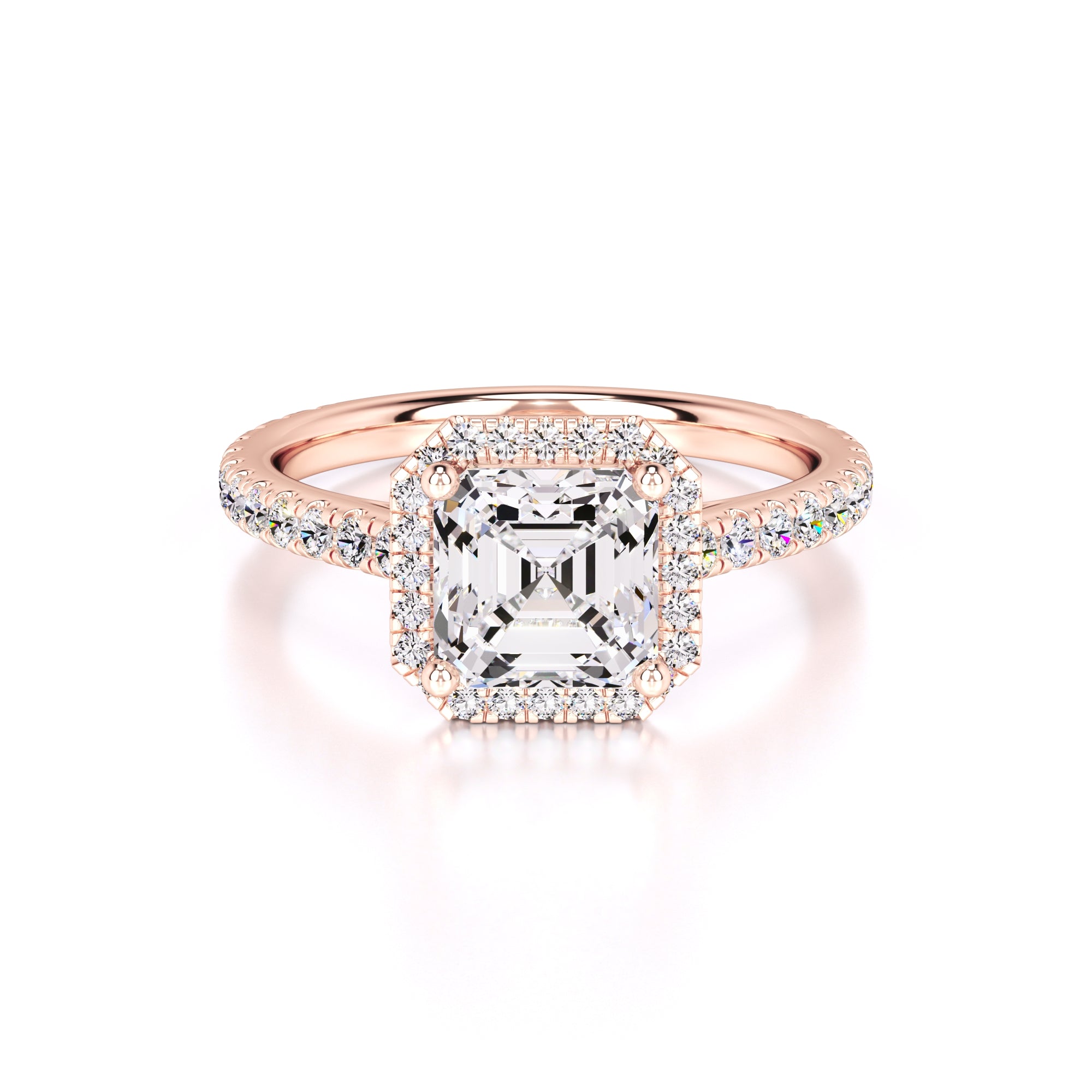 Jane Lab Grown Diamond Ring | Rose Gold | 1