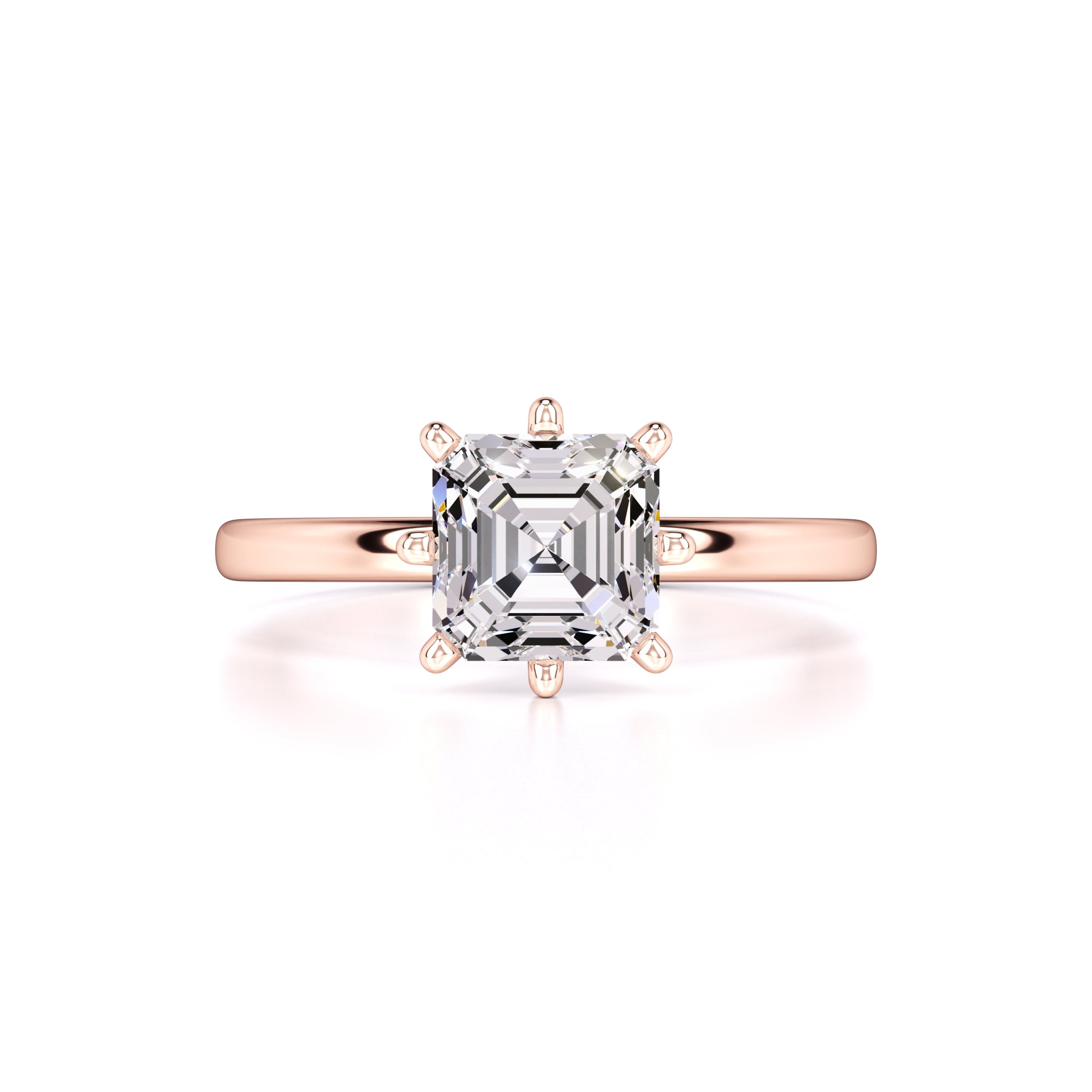 Blair Moissanite Ring | Rose Gold | 1