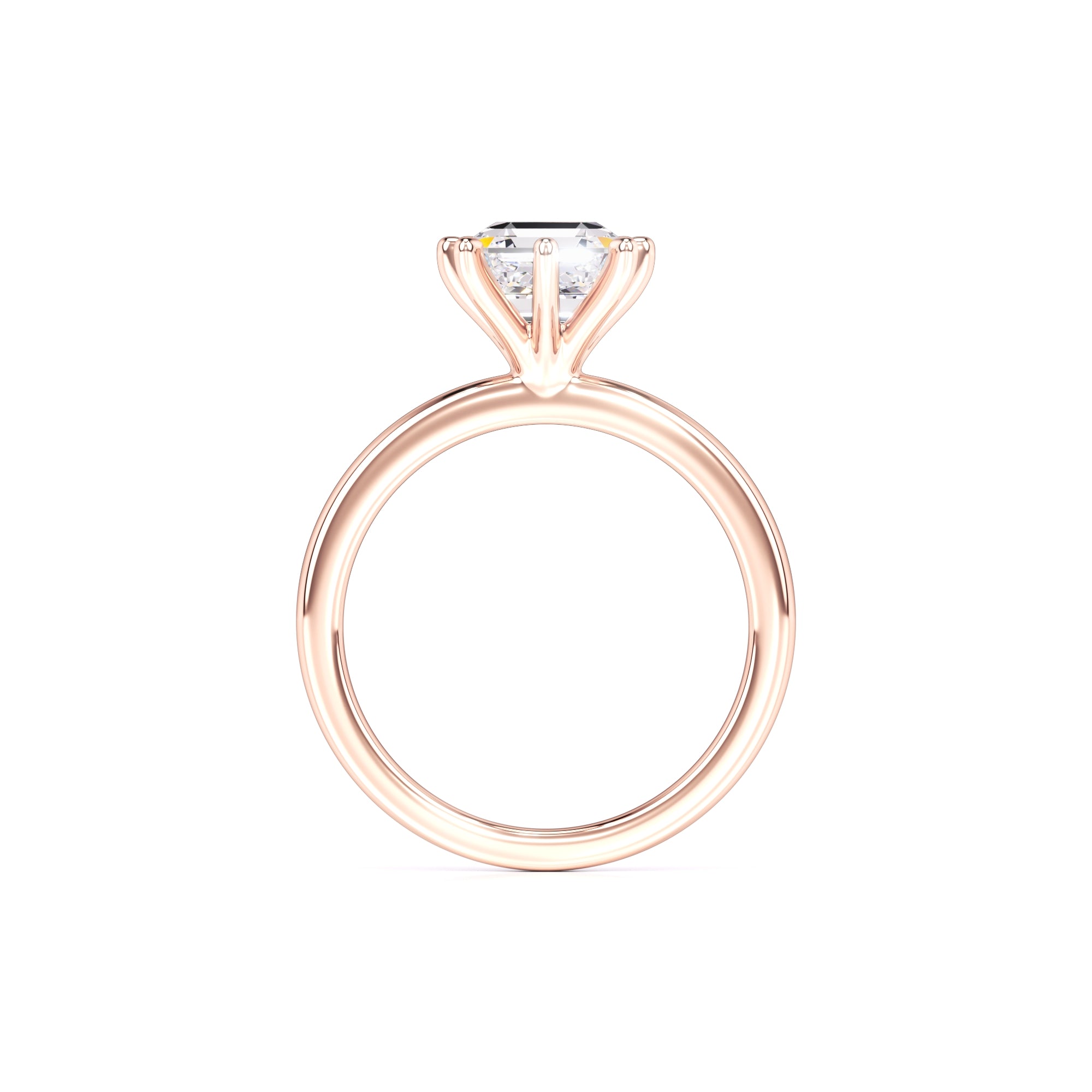 Blair Moissanite Ring | Rose Gold | 4