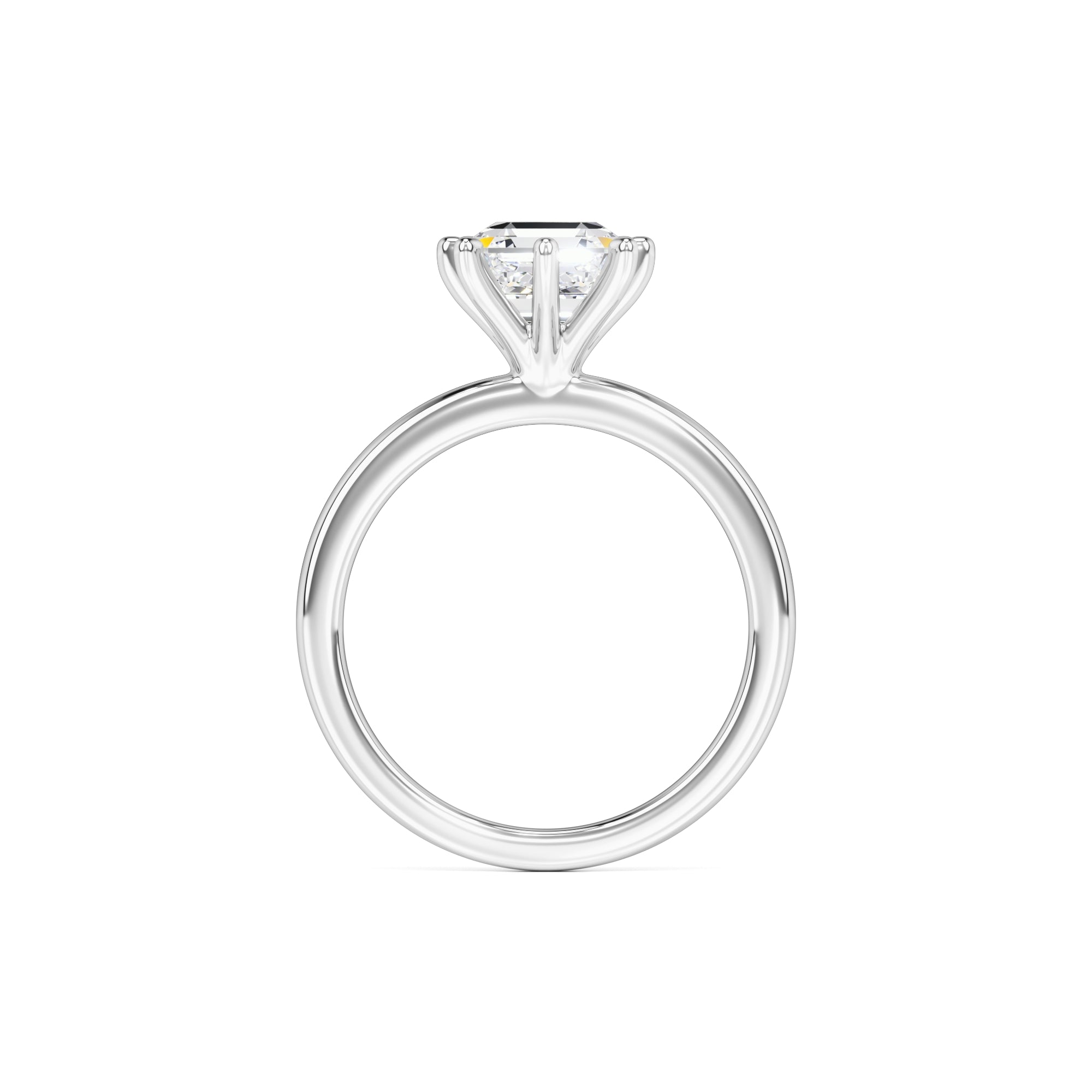 Blair Moissanite Ring | White Gold | 4