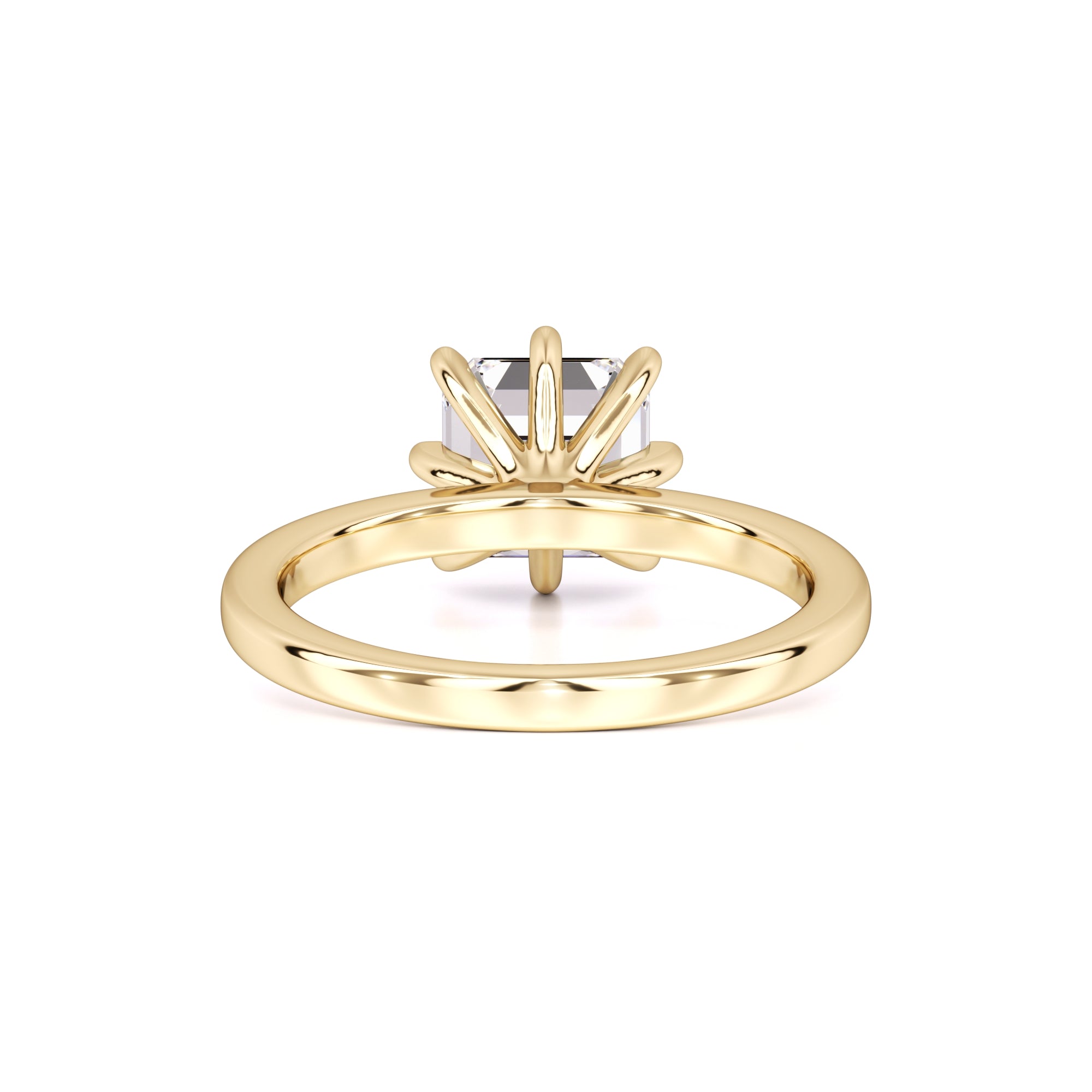 Blair Moissanite Ring | Yellow Gold | 3