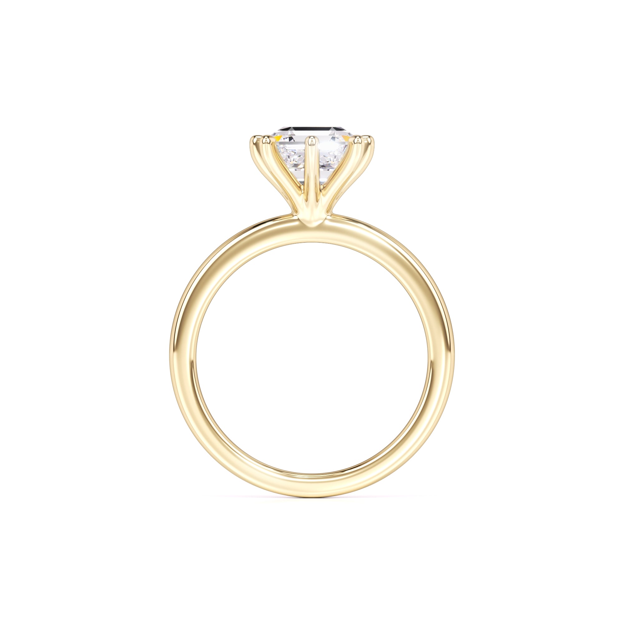 Blair Moissanite Ring | Yellow Gold | 4