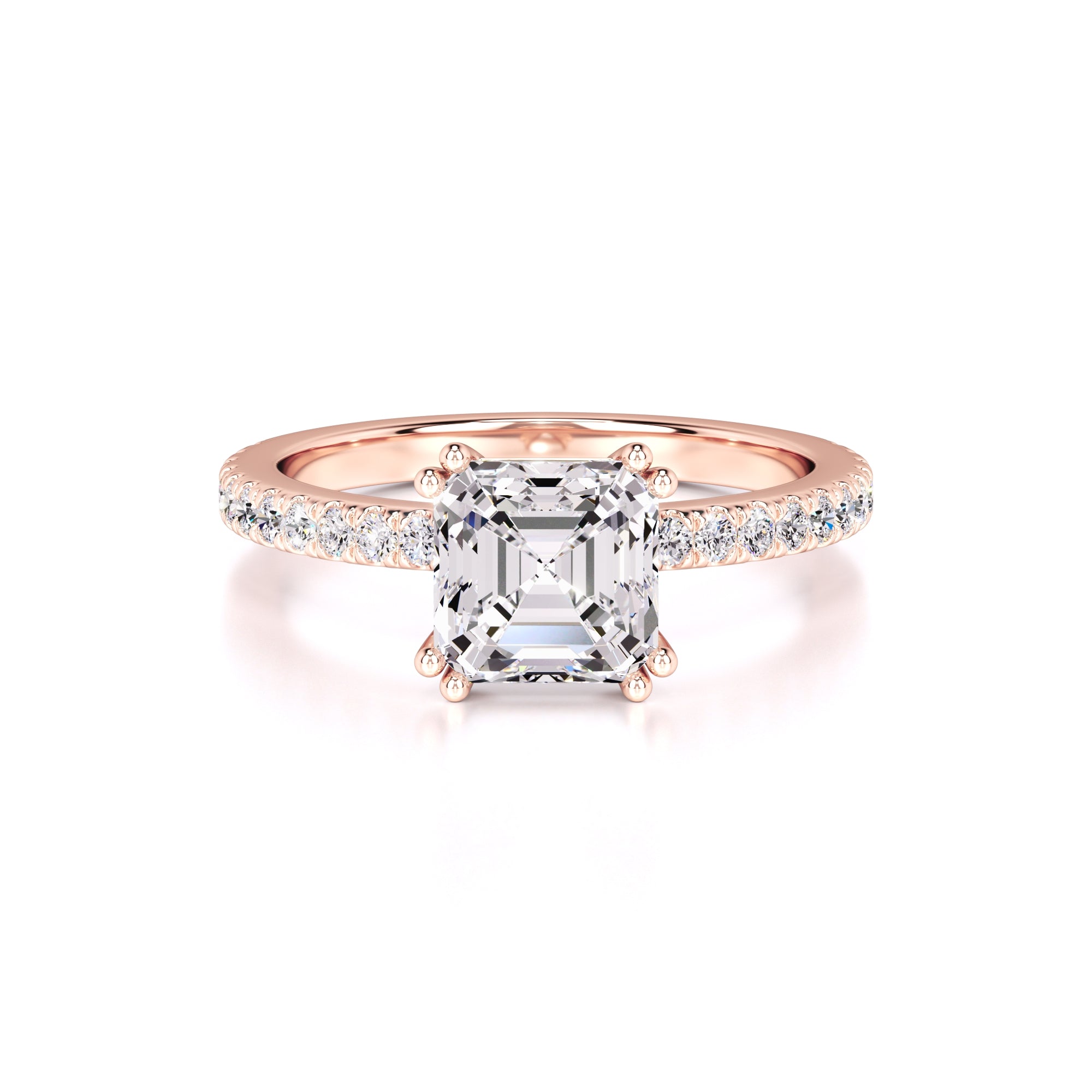 Marissa Lab Grown Diamond Ring | Rose Gold | 1