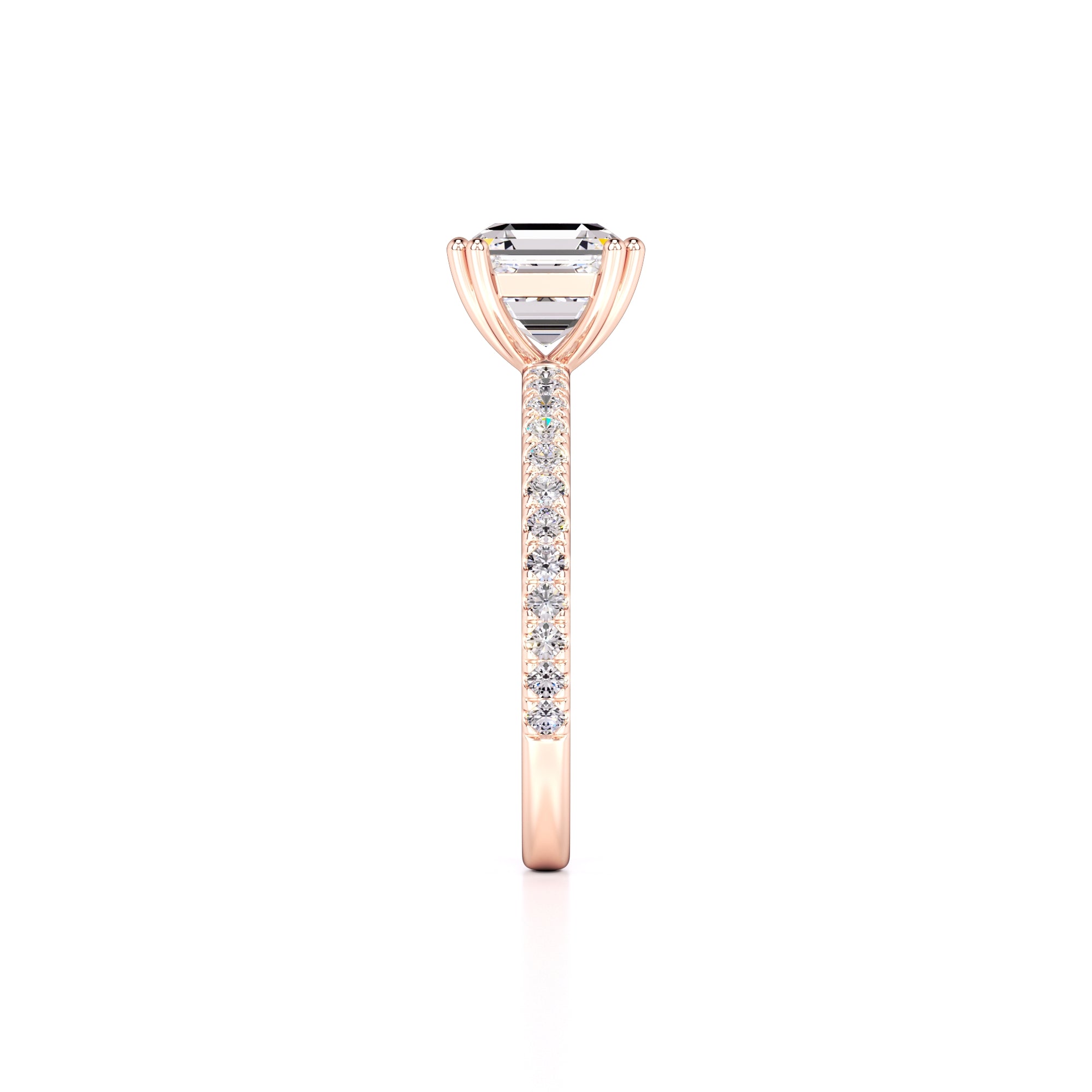 Marissa Lab Grown Diamond Ring | Rose Gold | 4