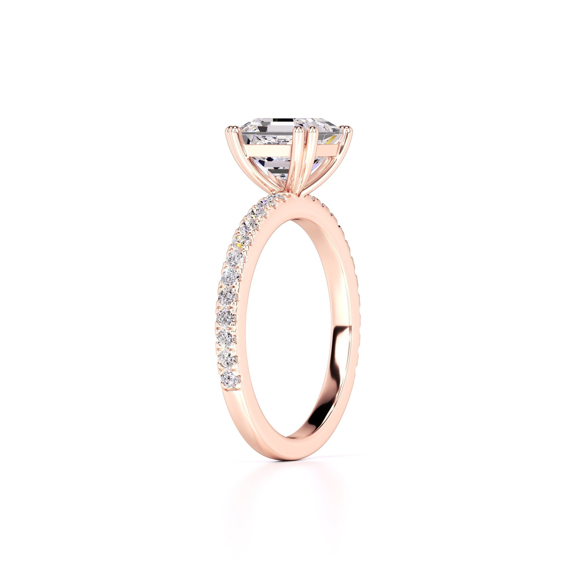 Marissa Lab Grown Diamond Ring | Rose Gold | 3