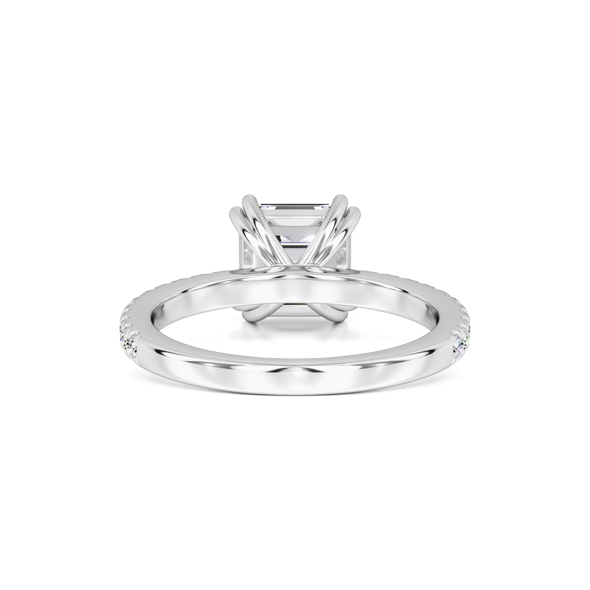 Marissa Moissanite & Lab Grown Diamond Ring | White Gold | 3