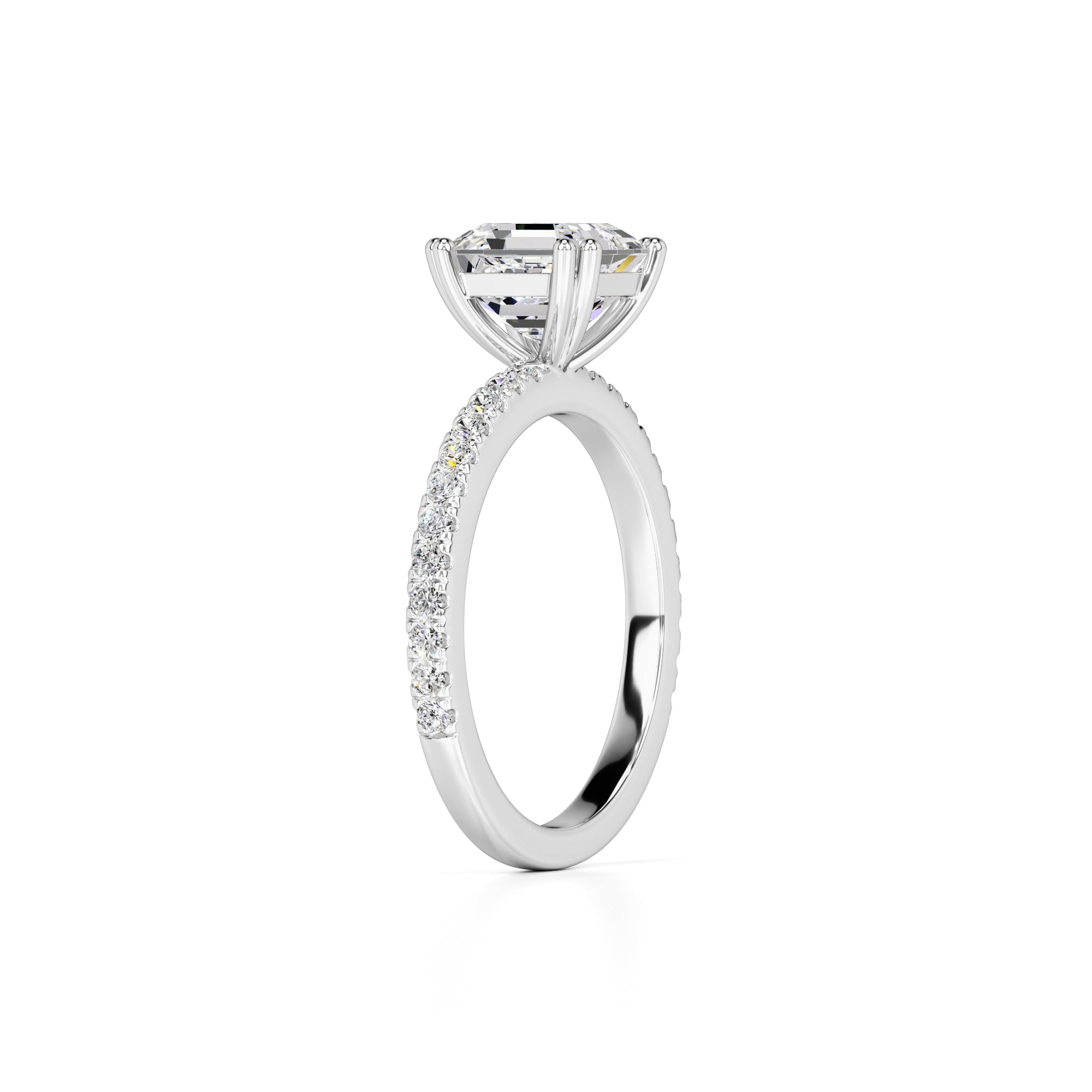 Marissa Lab Grown Diamond Ring | White Gold | 3