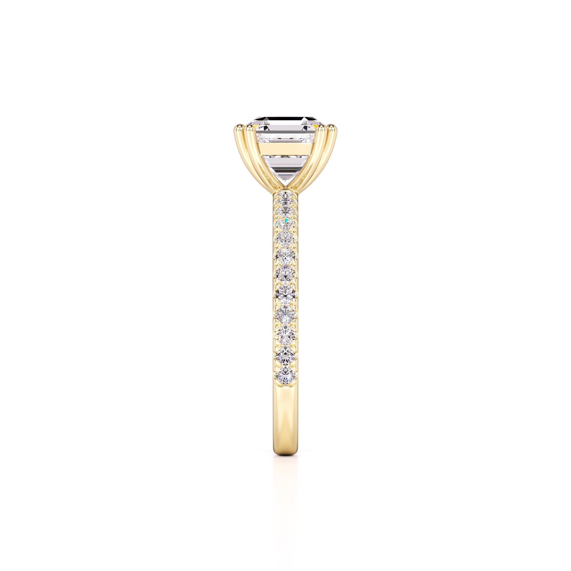 Marissa Lab Grown Diamond Ring | Yellow Gold | 4