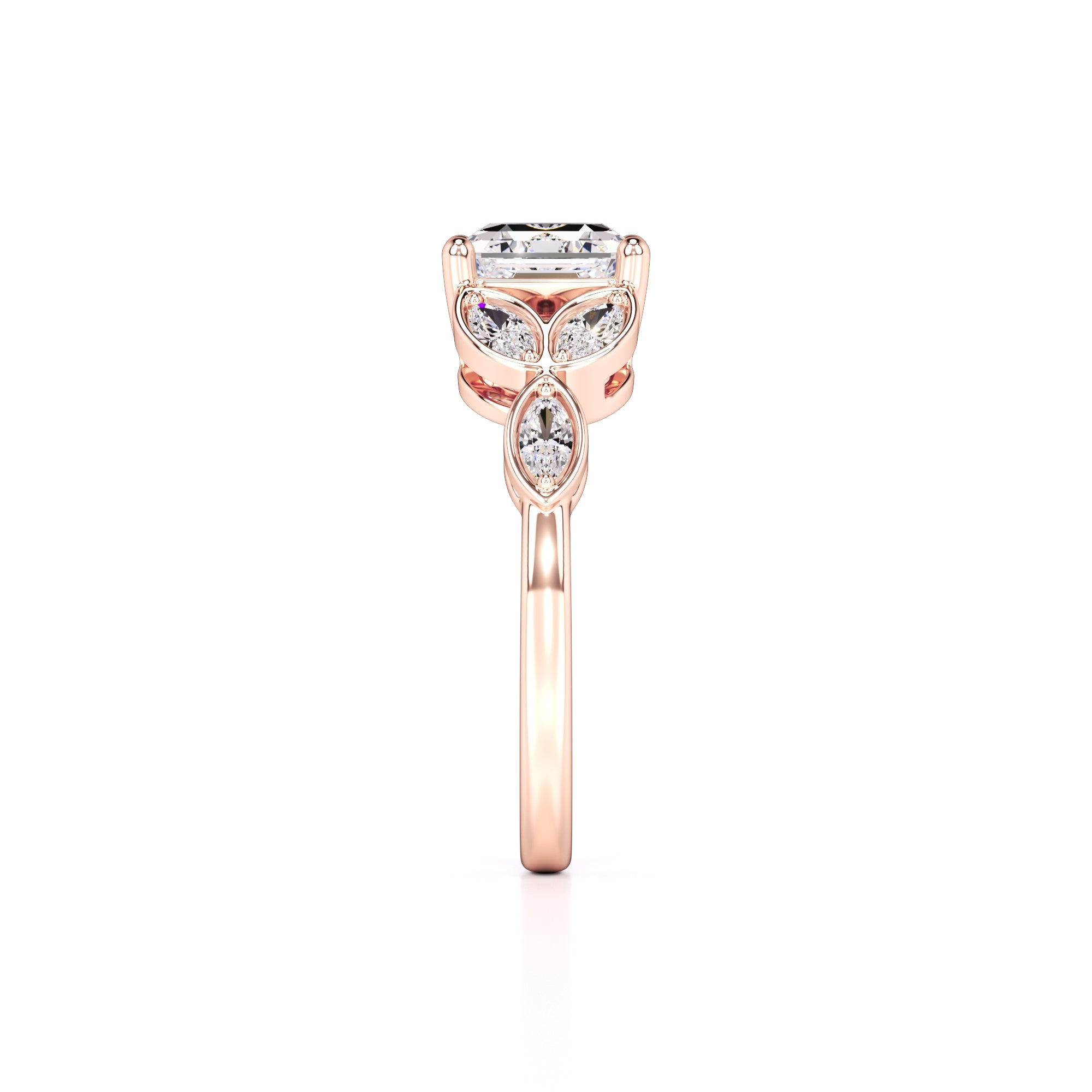 Madilyn Lab Grown Diamond Ring | Rose Gold | 4