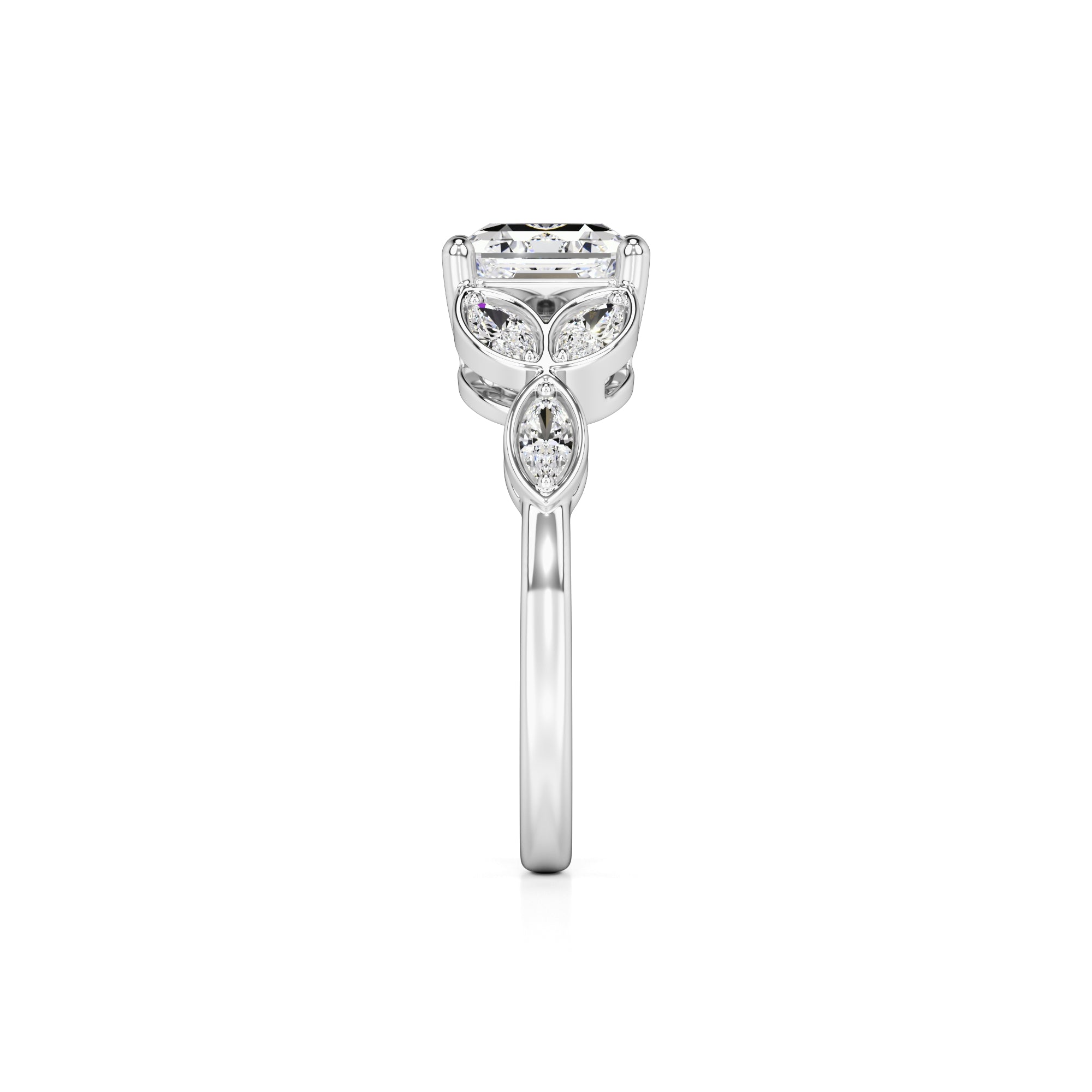 Madilyn Lab Grown Diamond Ring | White Gold | 4
