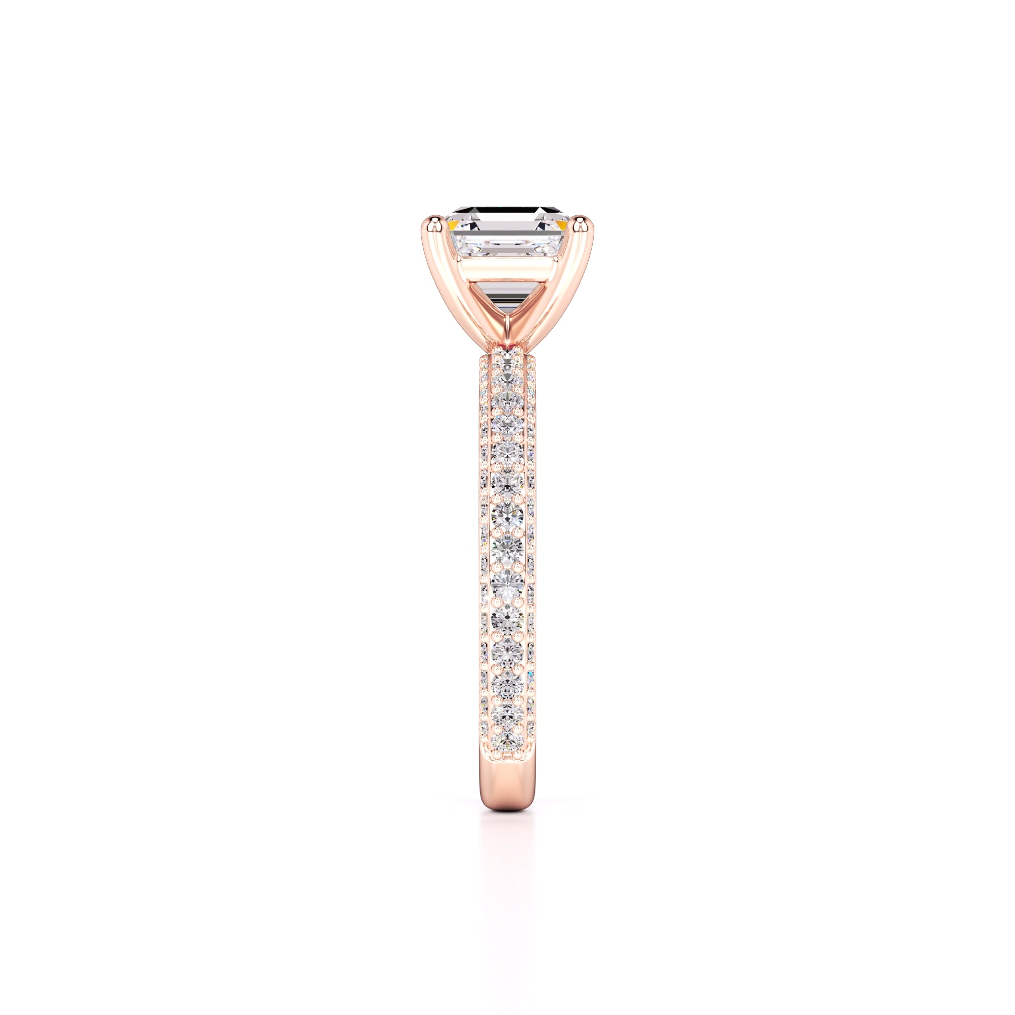 Elle Lab Grown Diamond Ring | Rose Gold | 4