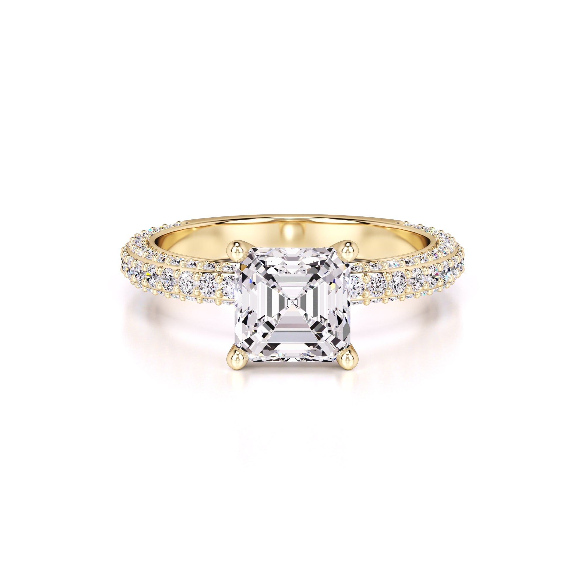 Elle Lab Grown Diamond Ring | Yellow Gold | 1