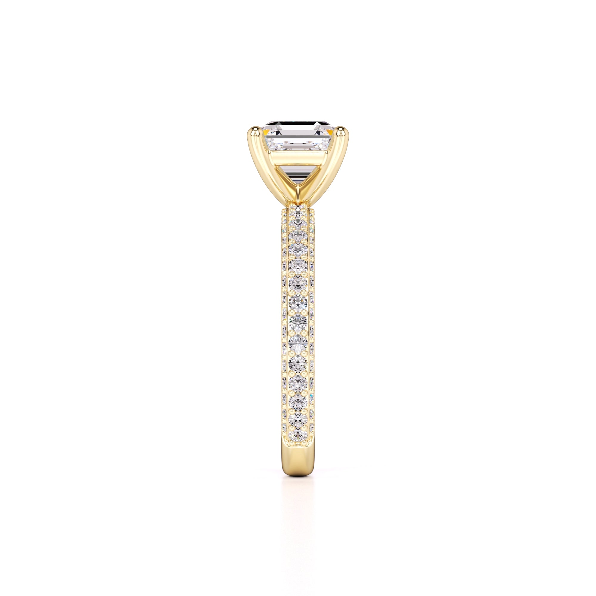 Elle Lab Grown Diamond Ring | Yellow Gold | 4