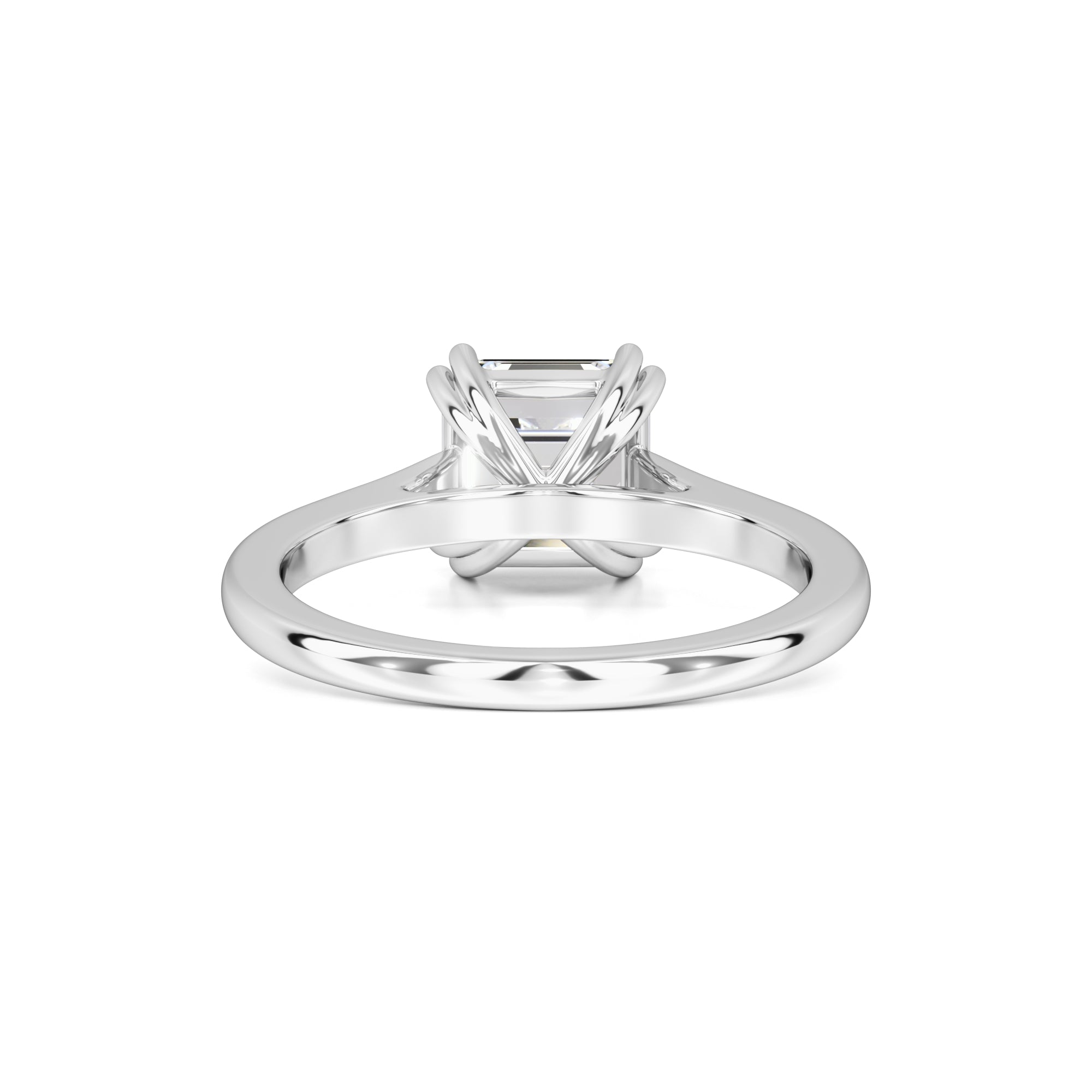 Zella Moissanite Ring | White Gold | 3