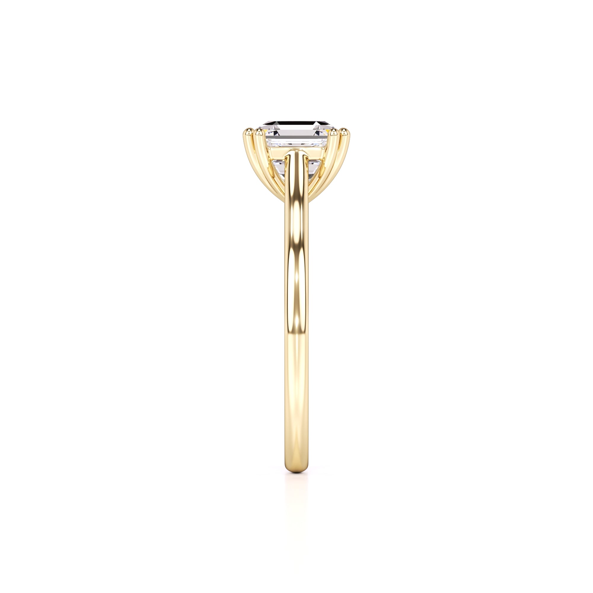 Zella Lab Grown Diamond Ring | Yellow Gold | 4