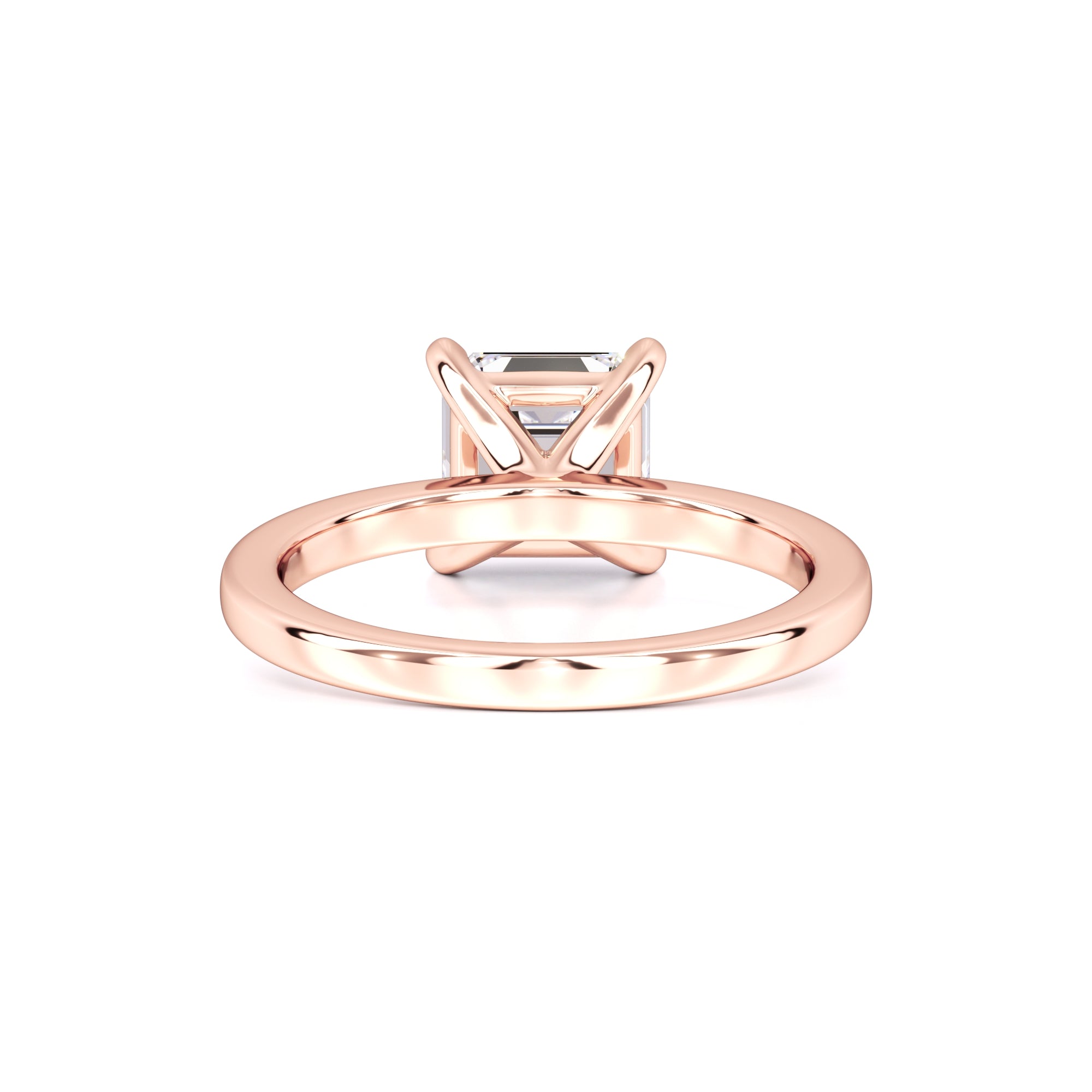 Chelsea Moissanite Ring | Rose Gold | 3