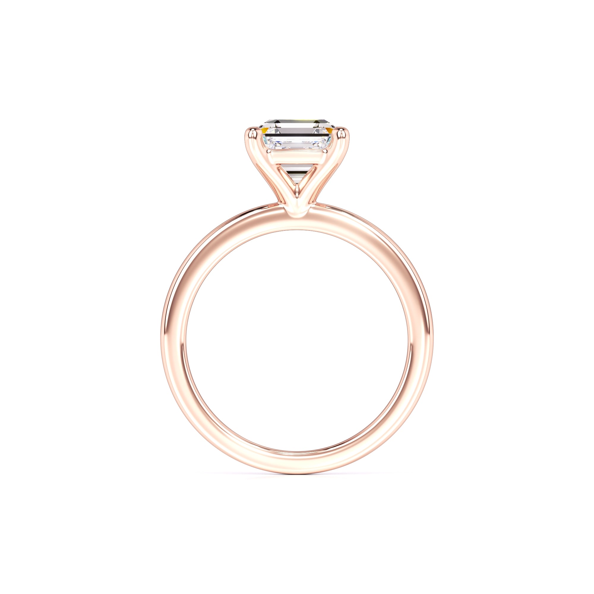 Chelsea Moissanite Ring | Rose Gold | 4