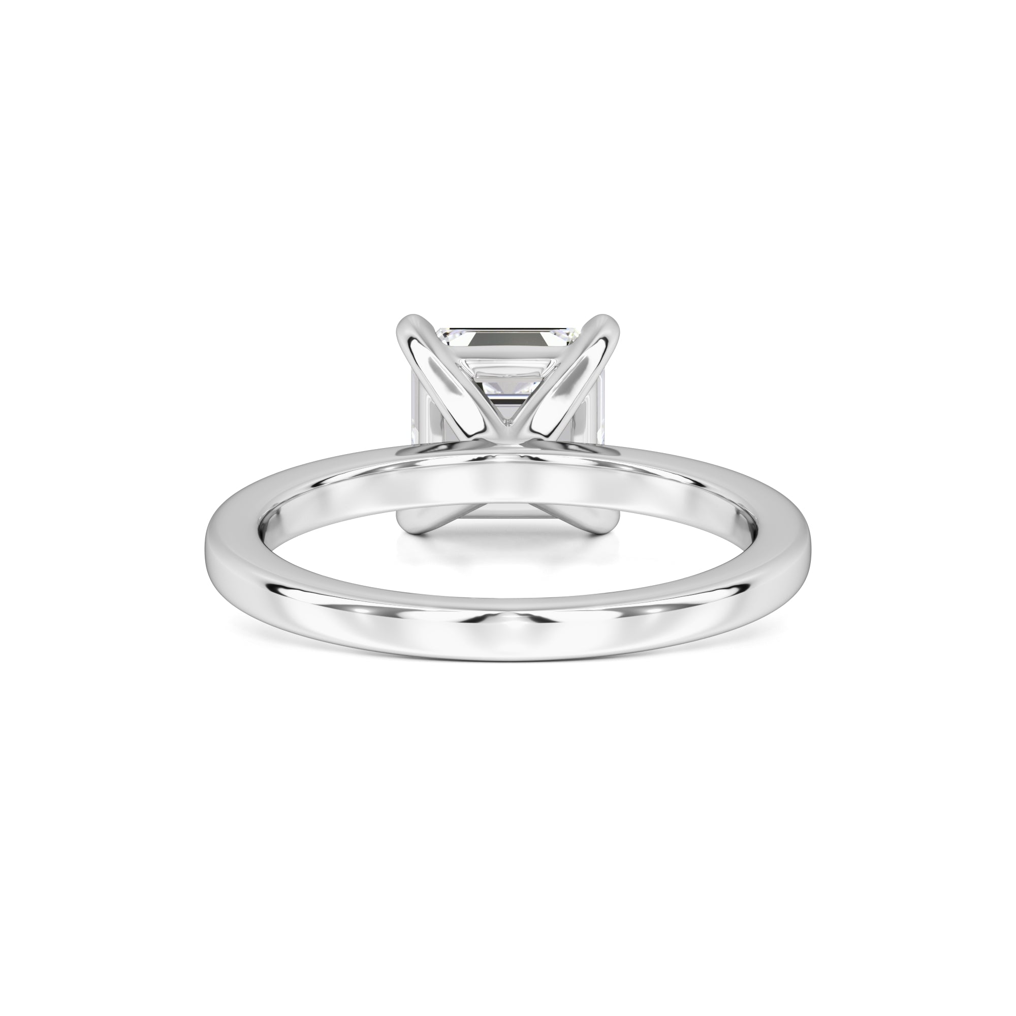 Chelsea Moissanite Ring | White Gold | 3
