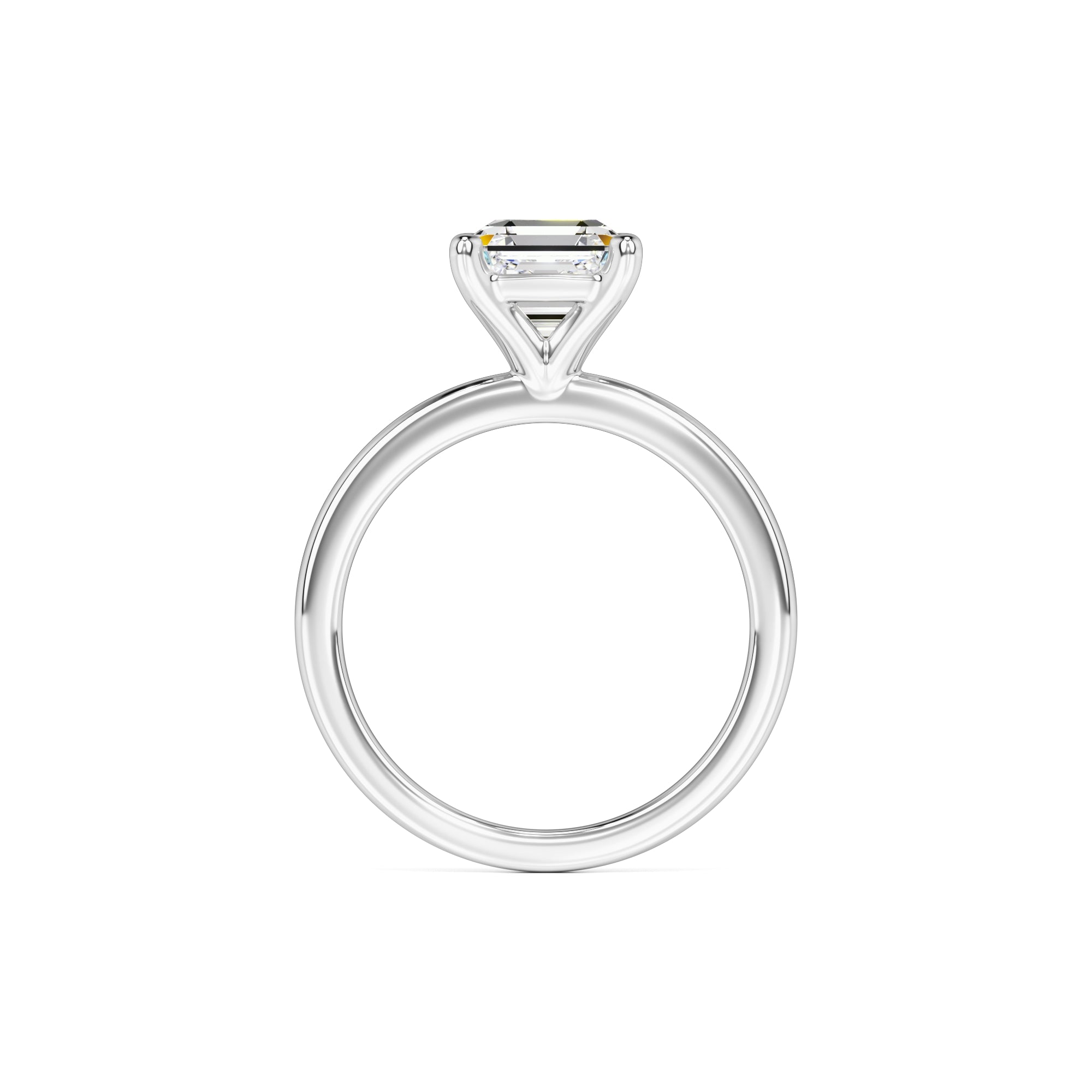 Chelsea Moissanite Ring | White Gold | 4