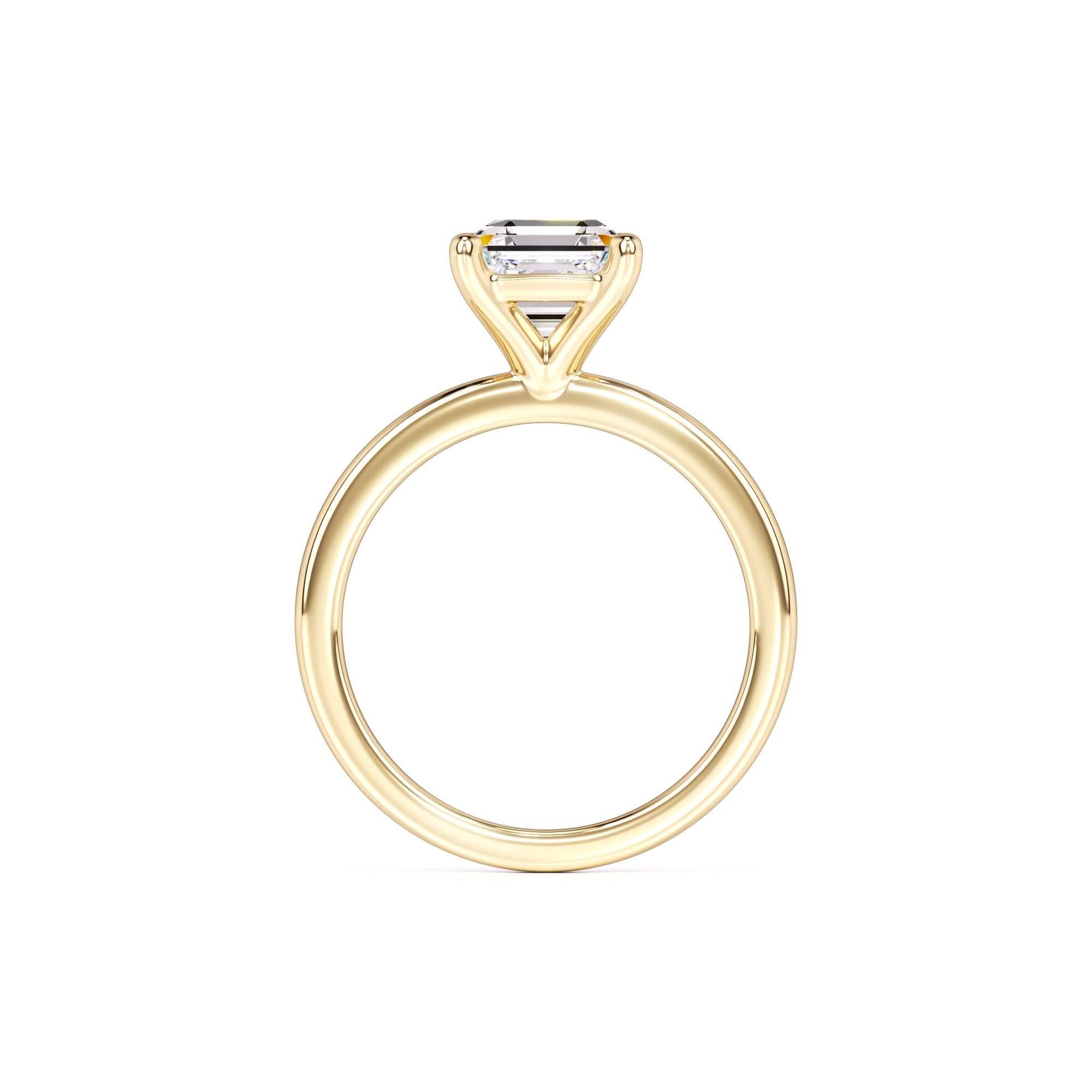 Chelsea Moissanite Ring | Yellow Gold | 4