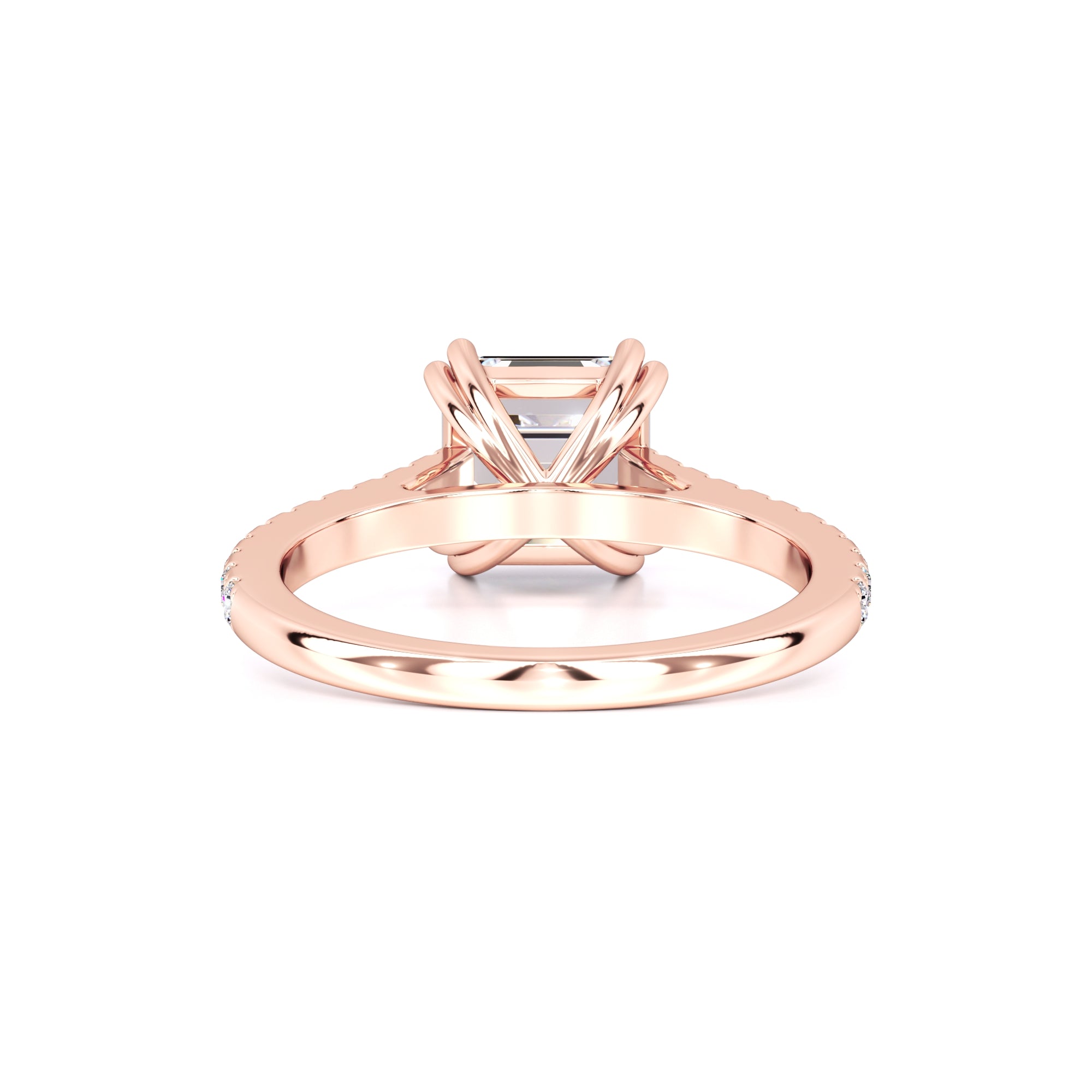 Karis Moissanite & Lab Grown Diamond Ring | Rose Gold | 3
