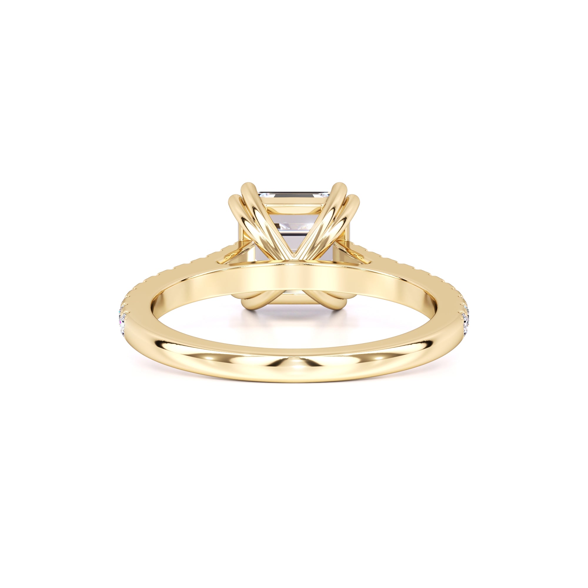 Karis Moissanite & Lab Grown Diamond Ring | Yellow Gold | 3
