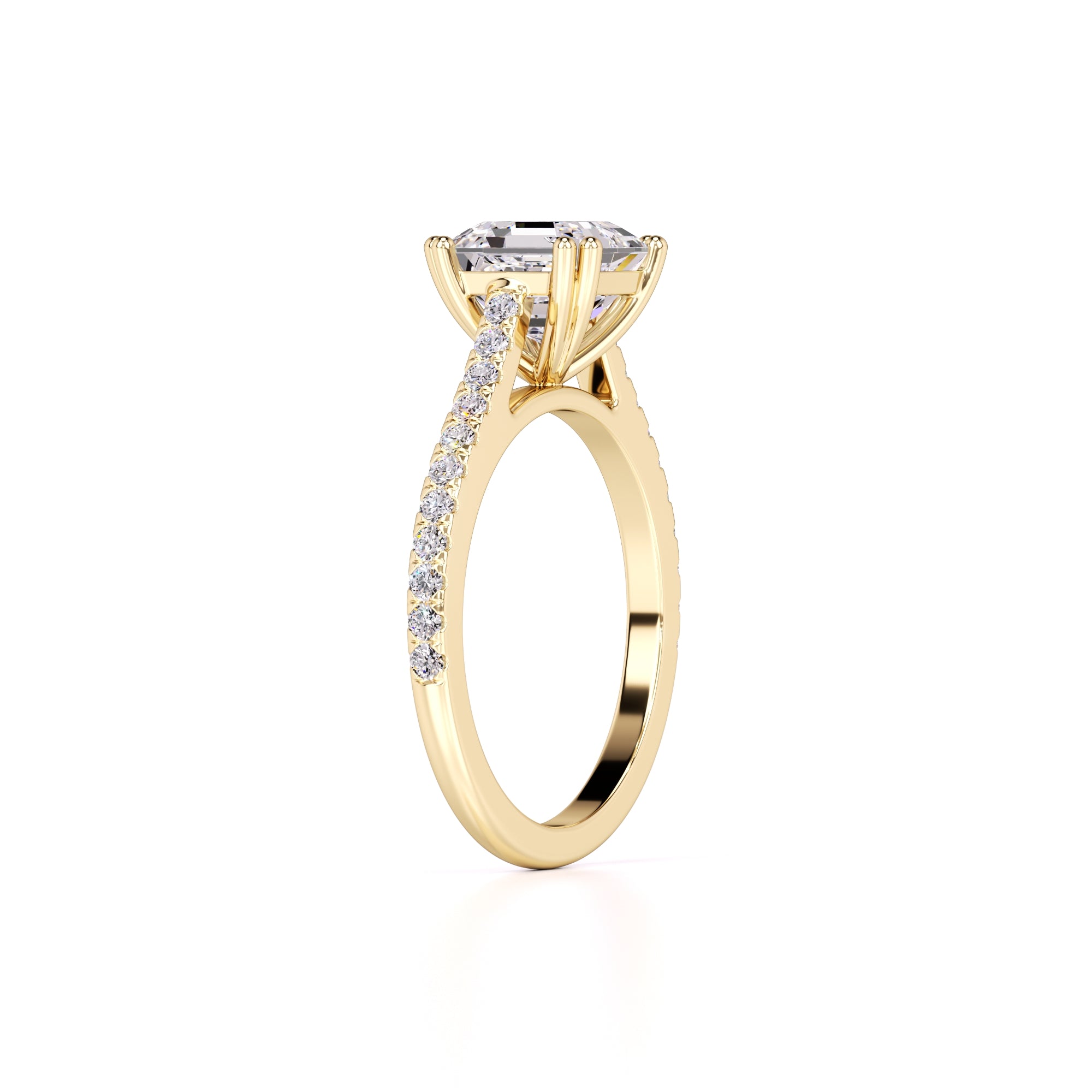 Karis Lab Grown Diamond Ring | Yellow Gold | 3