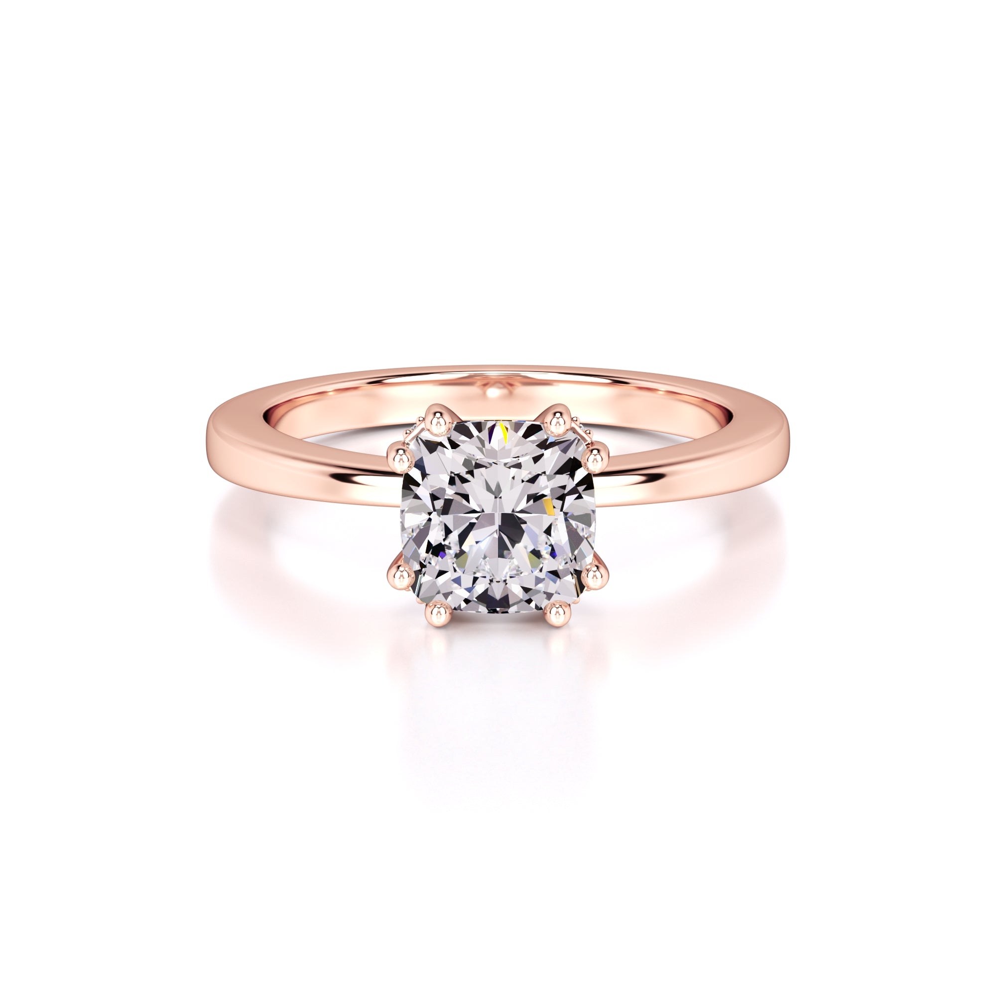 Holly Lab Grown Diamond Ring | Rose Gold | 1