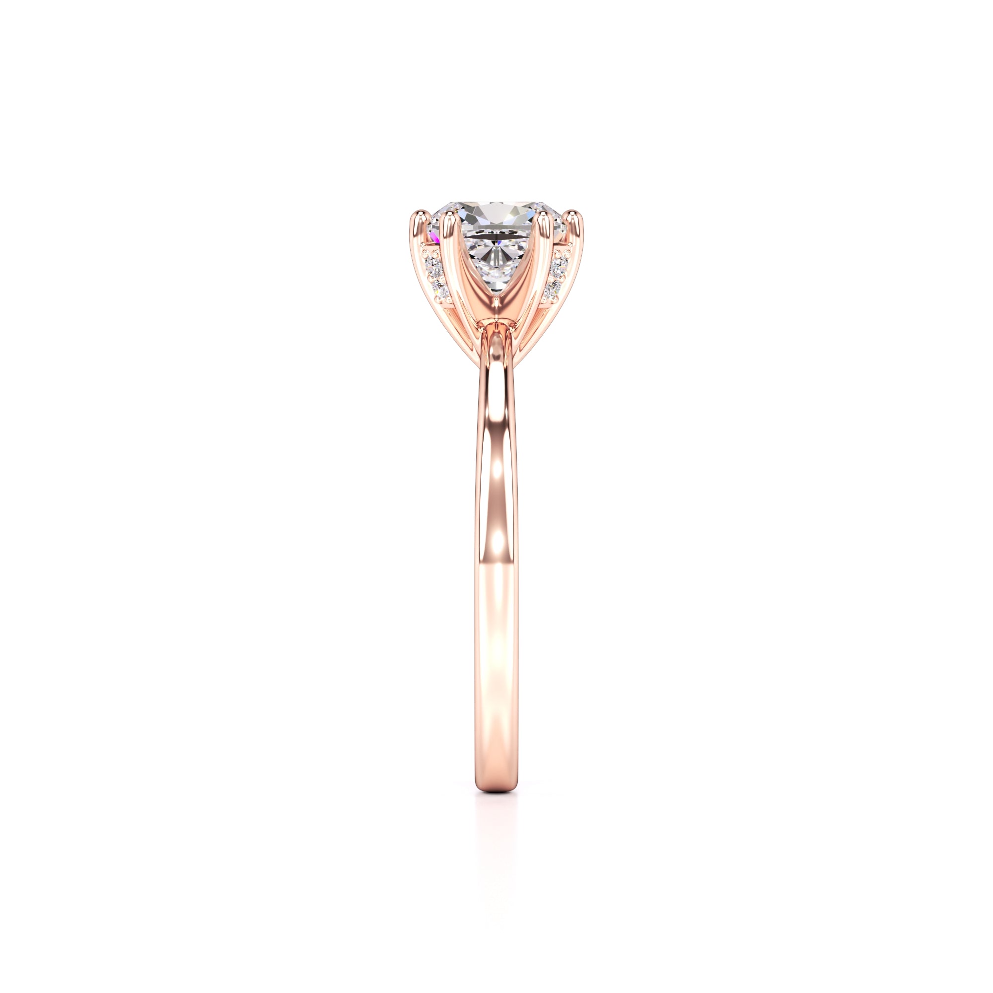 Holly Lab Grown Diamond Ring | Rose Gold | 4