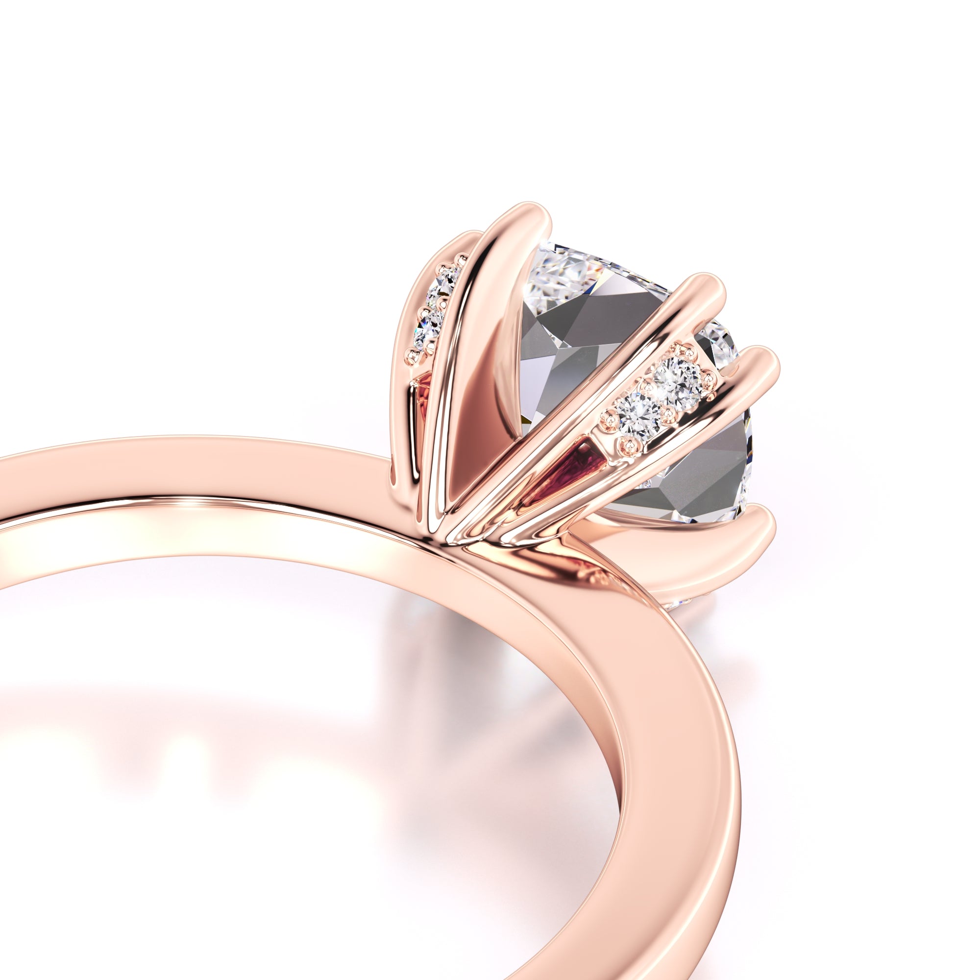 Holly Lab Grown Diamond Ring | Rose Gold | 2
