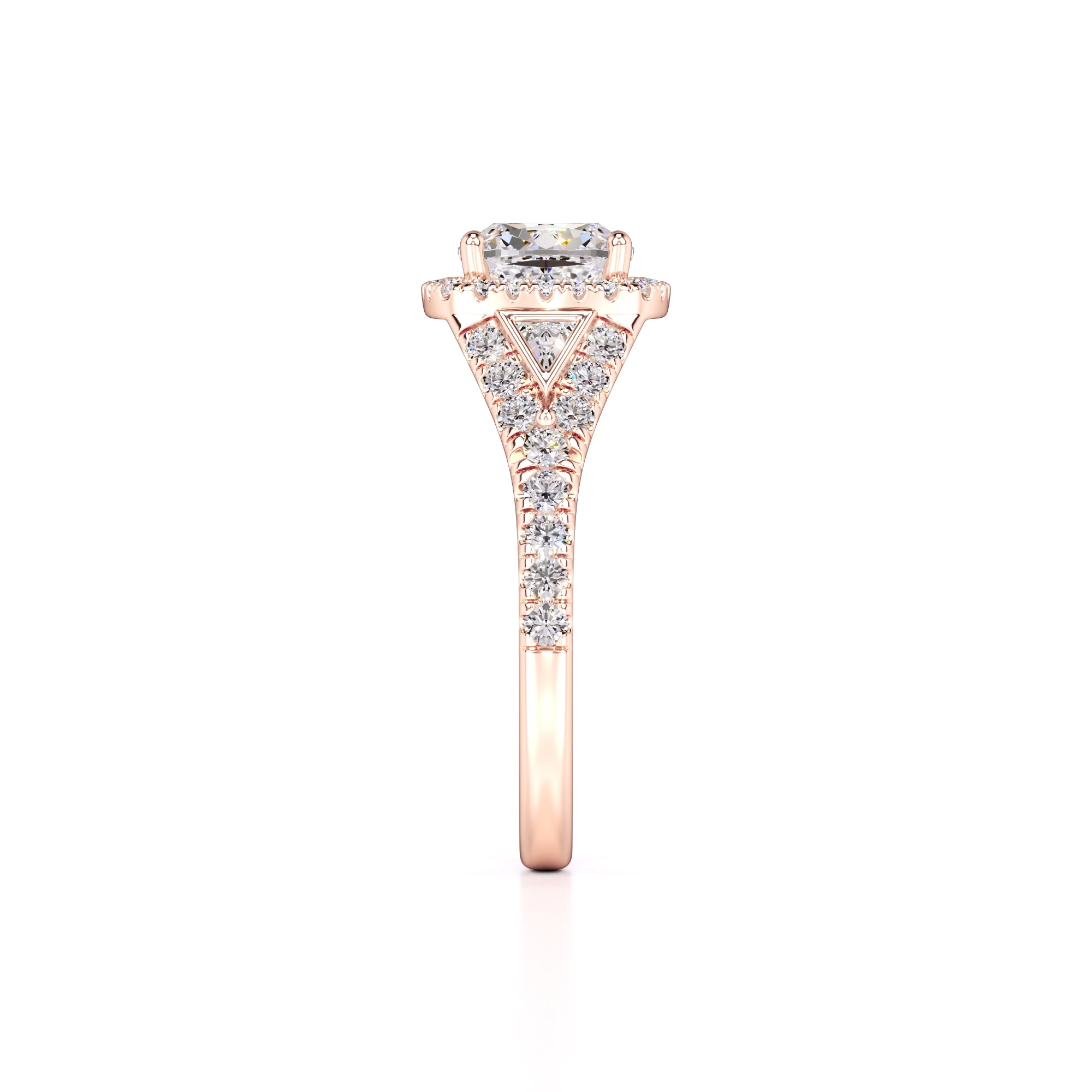 Sloane Lab Grown Diamond Ring | Rose Gold | 4