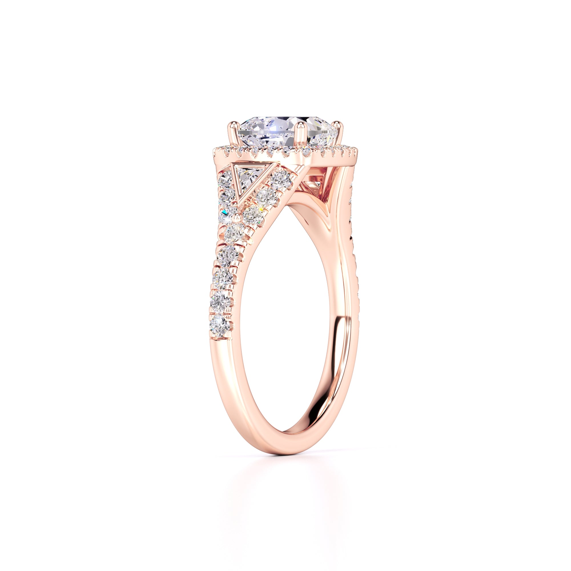 Sloane Lab Grown Diamond Ring | Rose Gold | 3