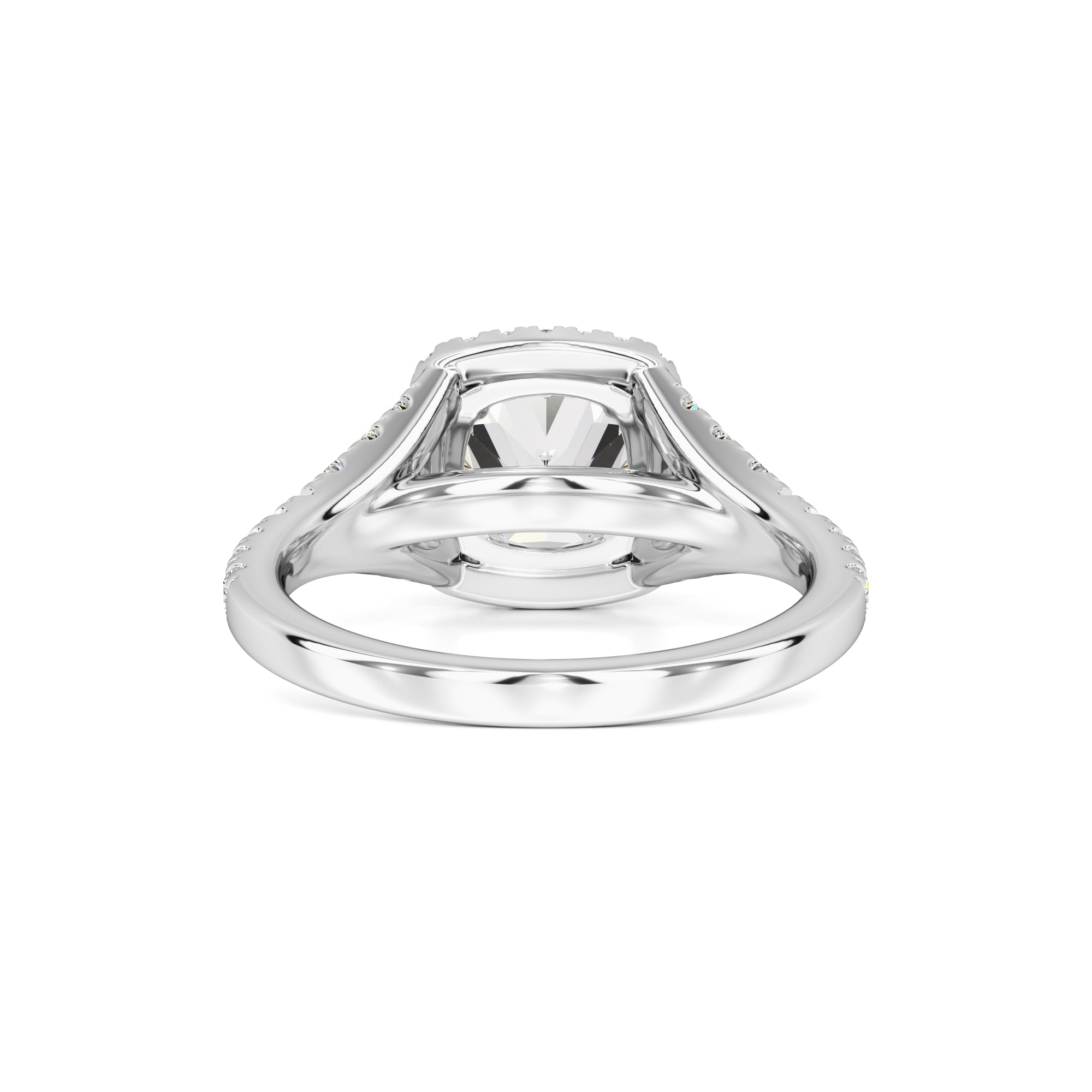 Sloane Moissanite & Lab Grown Diamond Ring | White Gold | 3