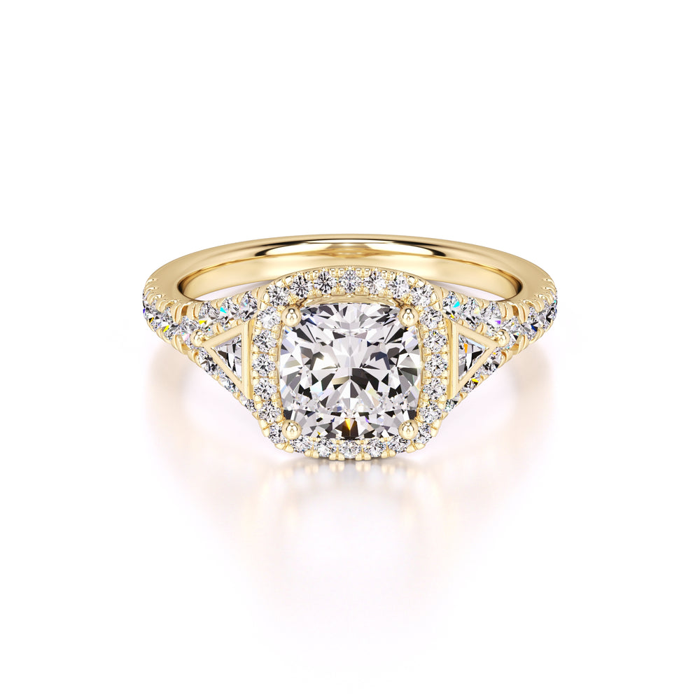 Sloane Lab Grown Diamond Ring | Yellow Gold | 1