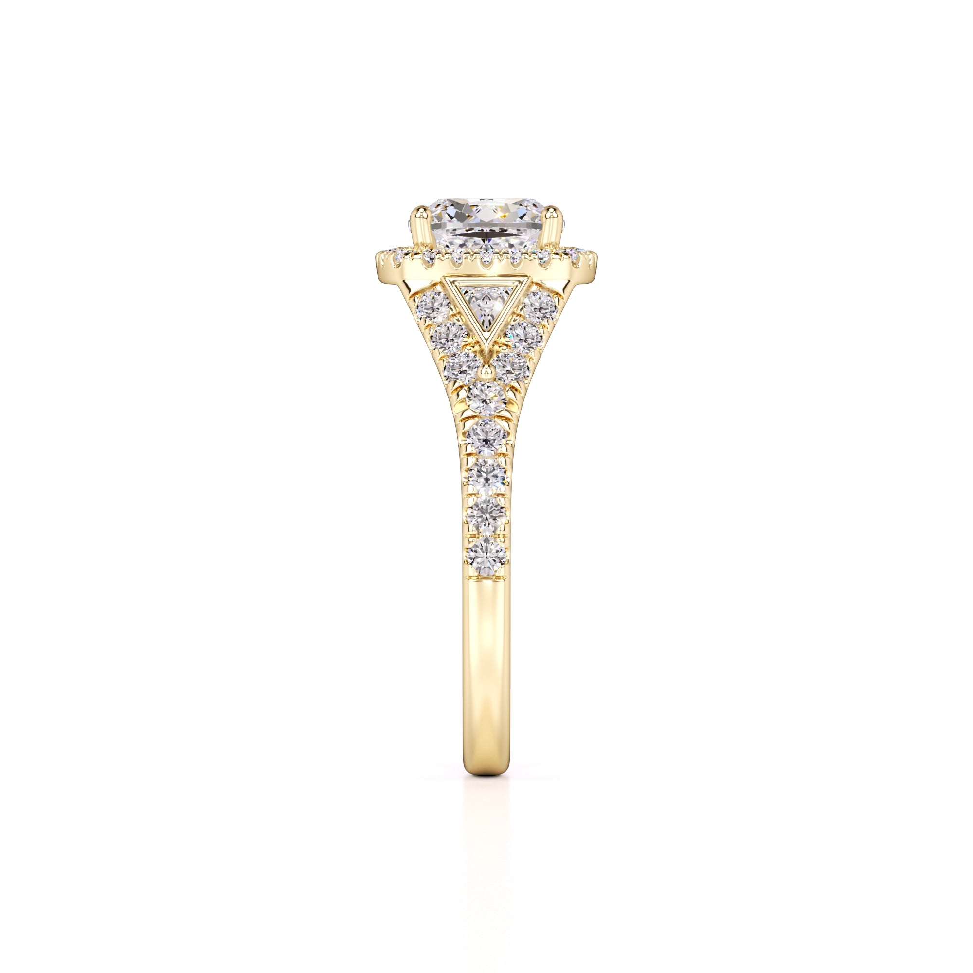 Sloane Lab Grown Diamond Ring | Yellow Gold | 4