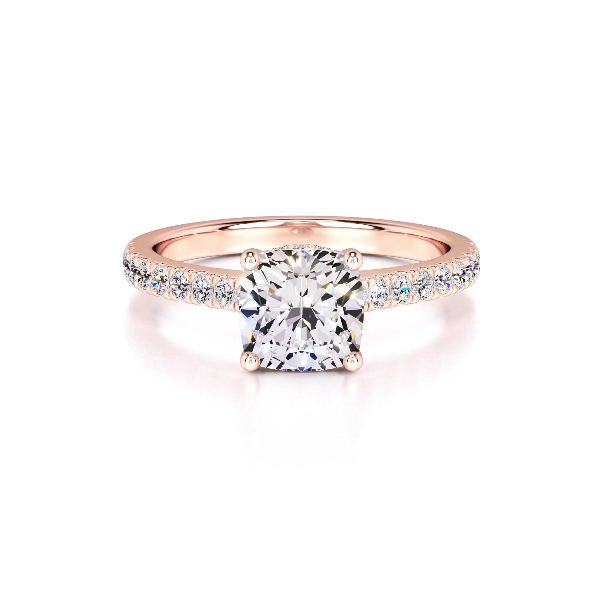 Elise Lab Grown Diamond Ring | Rose Gold | 1