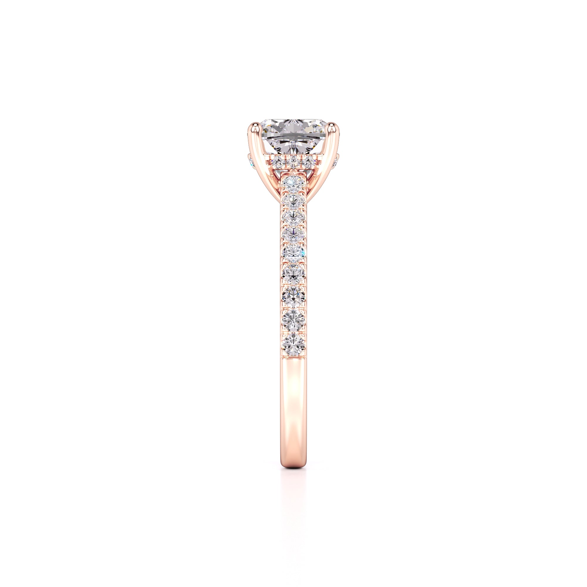 Elise Lab Grown Diamond Ring | Rose Gold | 4